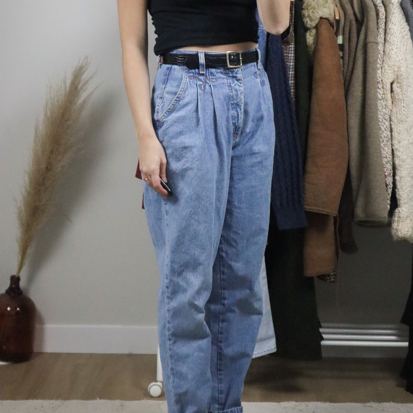 Made in Canada x Vintage x Pleated Jeans (6/8)