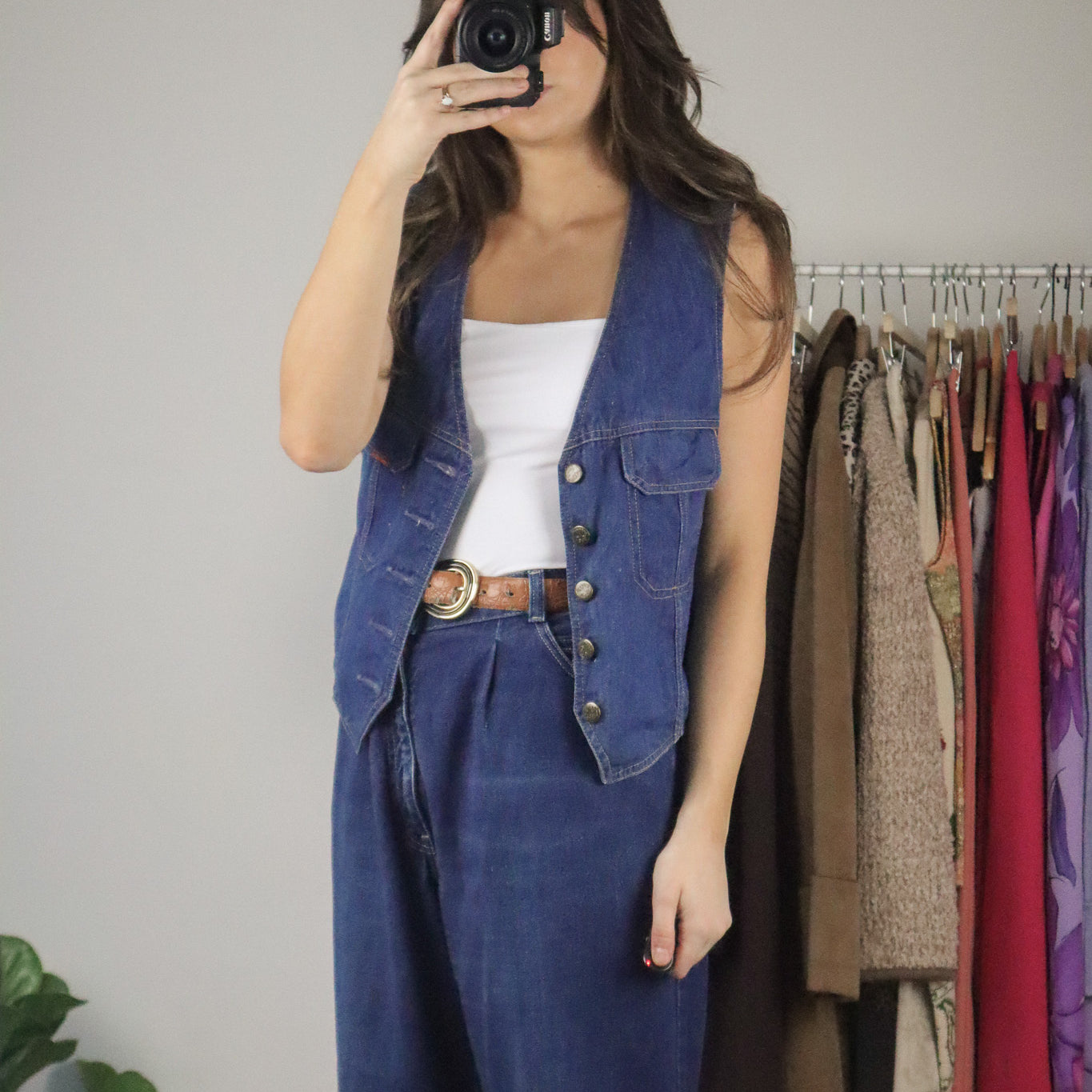 Vintage 70s x Denim Vest (M)