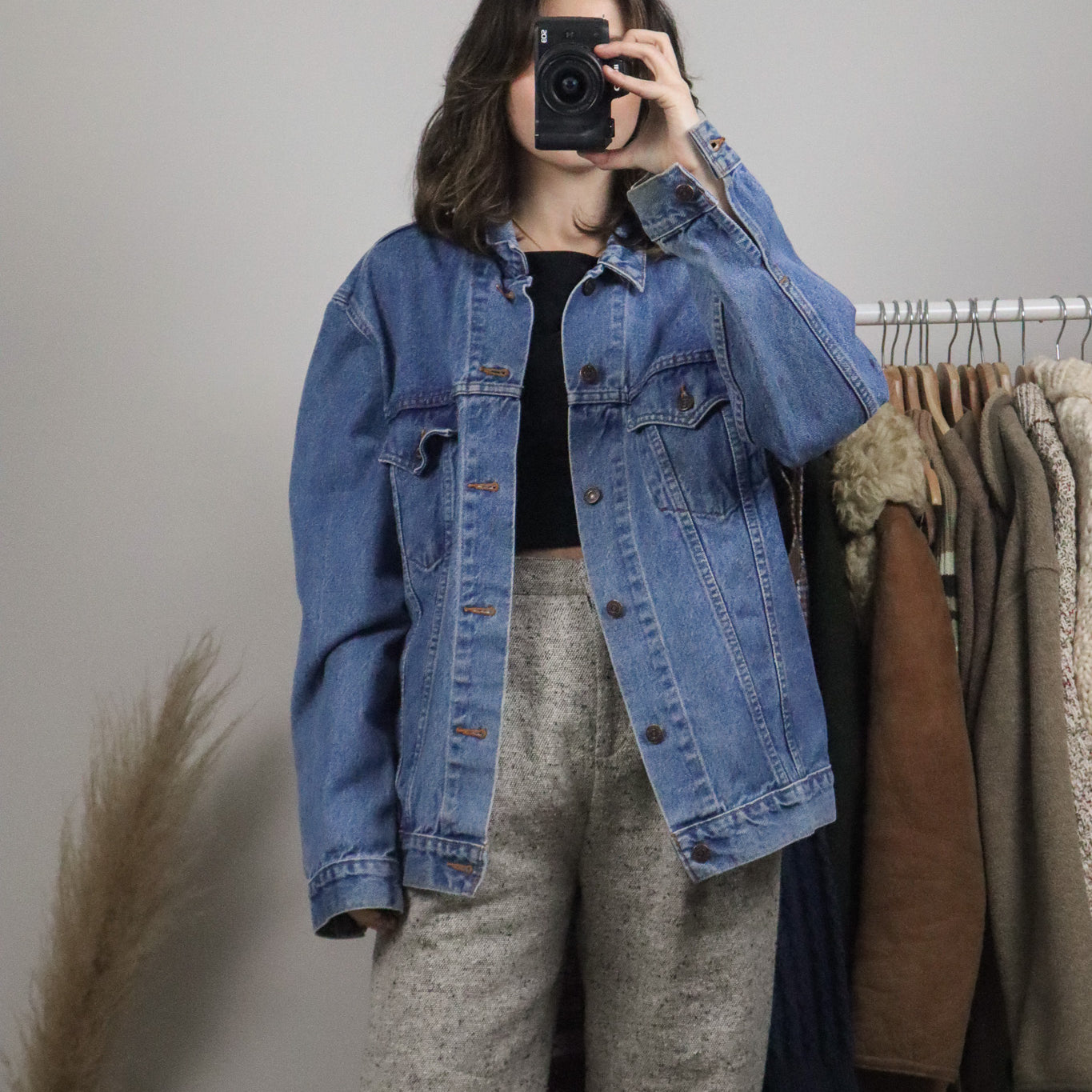 Made in Canada x Vintage x Levi's Denim Trucker Jacket (L)