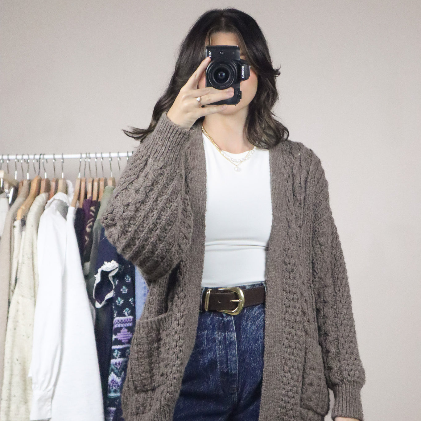 Wilfred x Wool Blend Chunky Cardigan (XS-M)