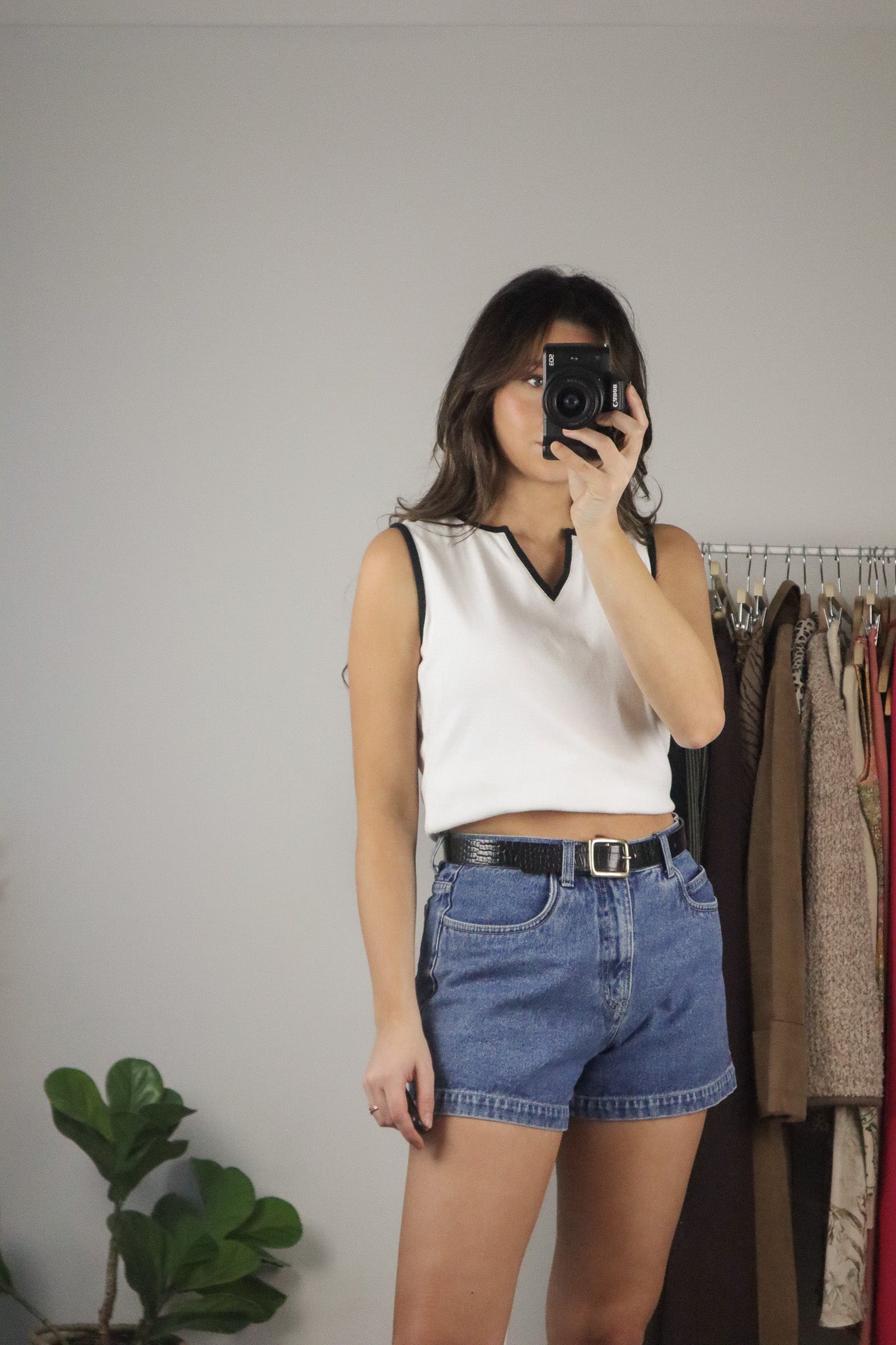 Vintage x Contrast Tank (S)