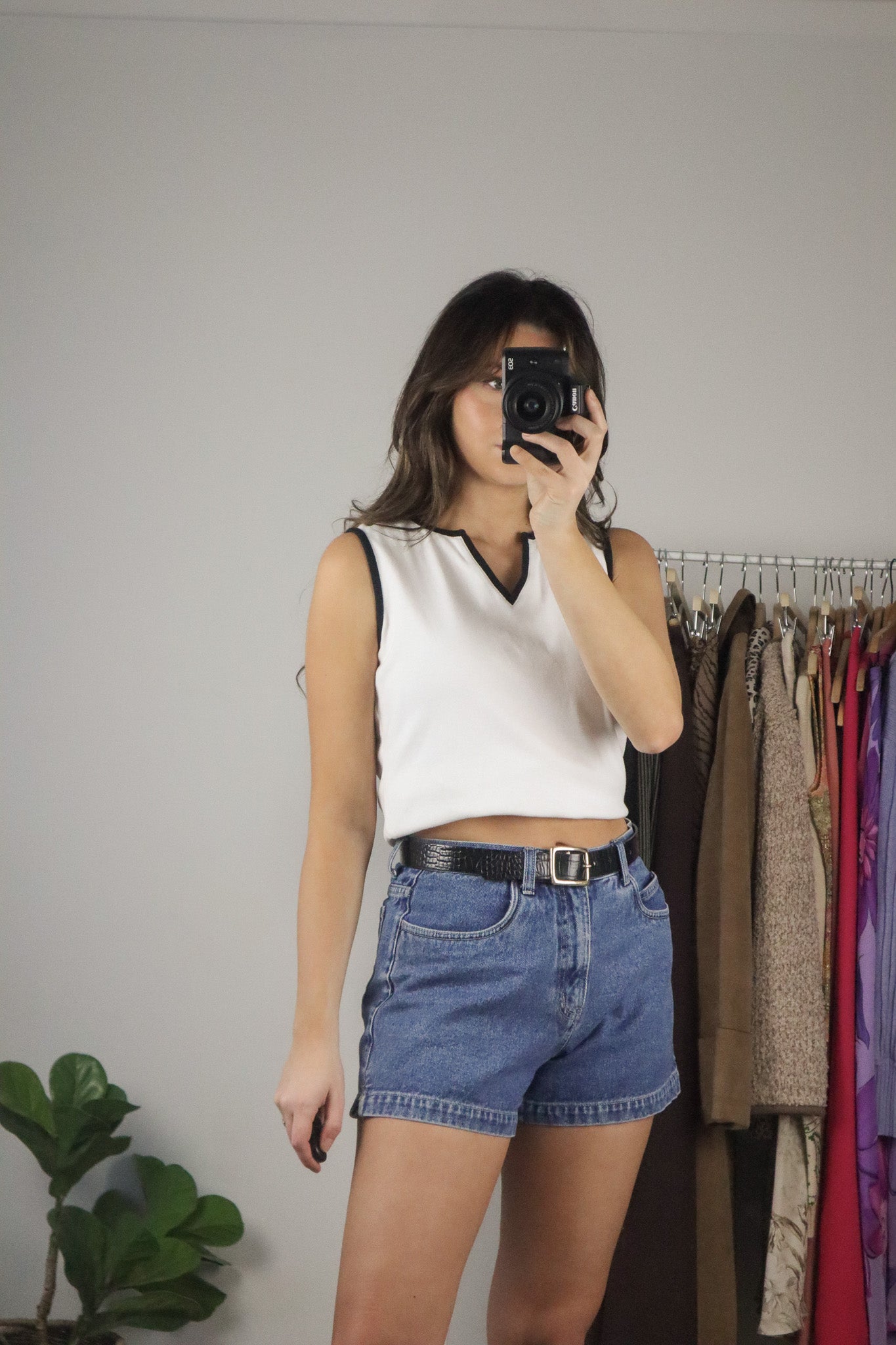 Vintage x Contrast Tank (S)