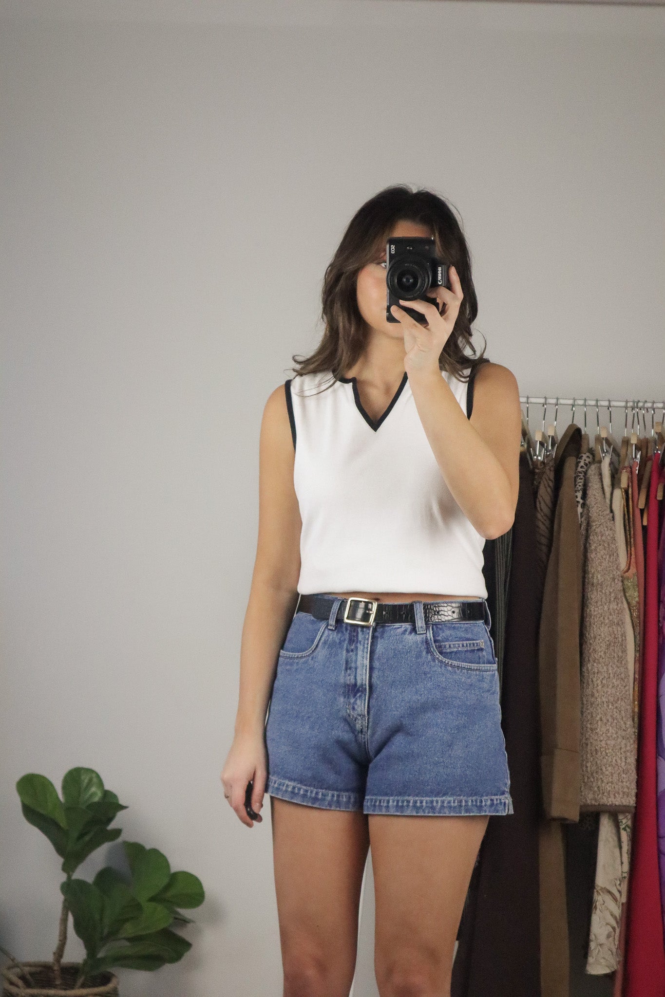 Vintage x Contrast Tank (S)