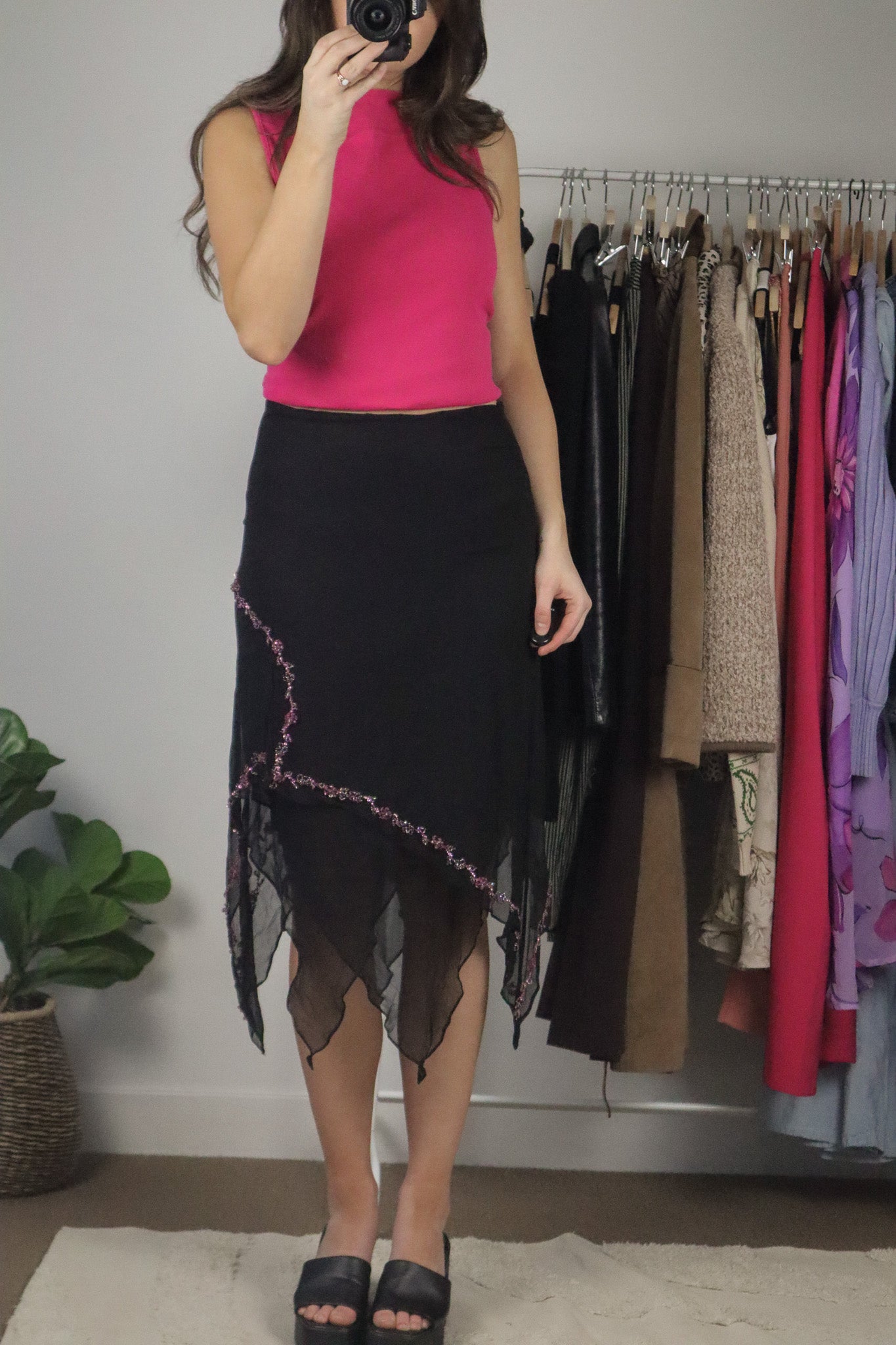 Vintage x Beaded Midi Skirt (4/6)