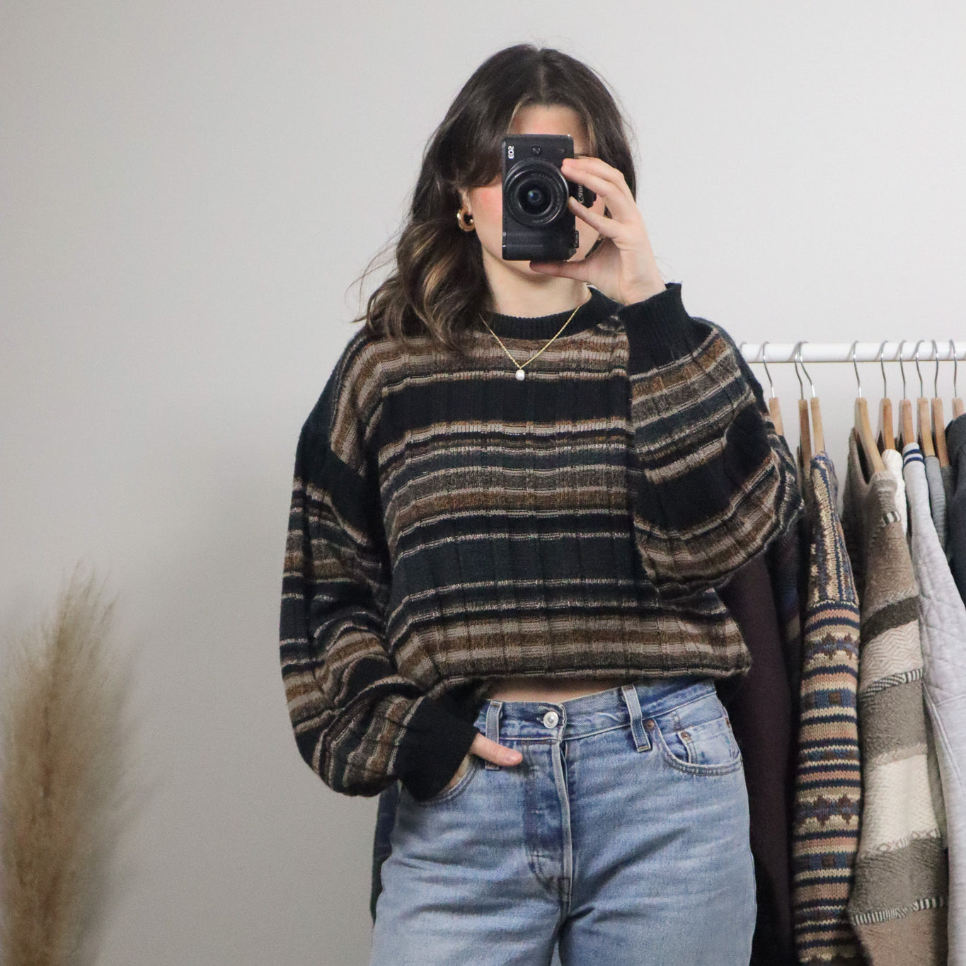 Made in Canada x Vintage x Strip Sweater (M/L)