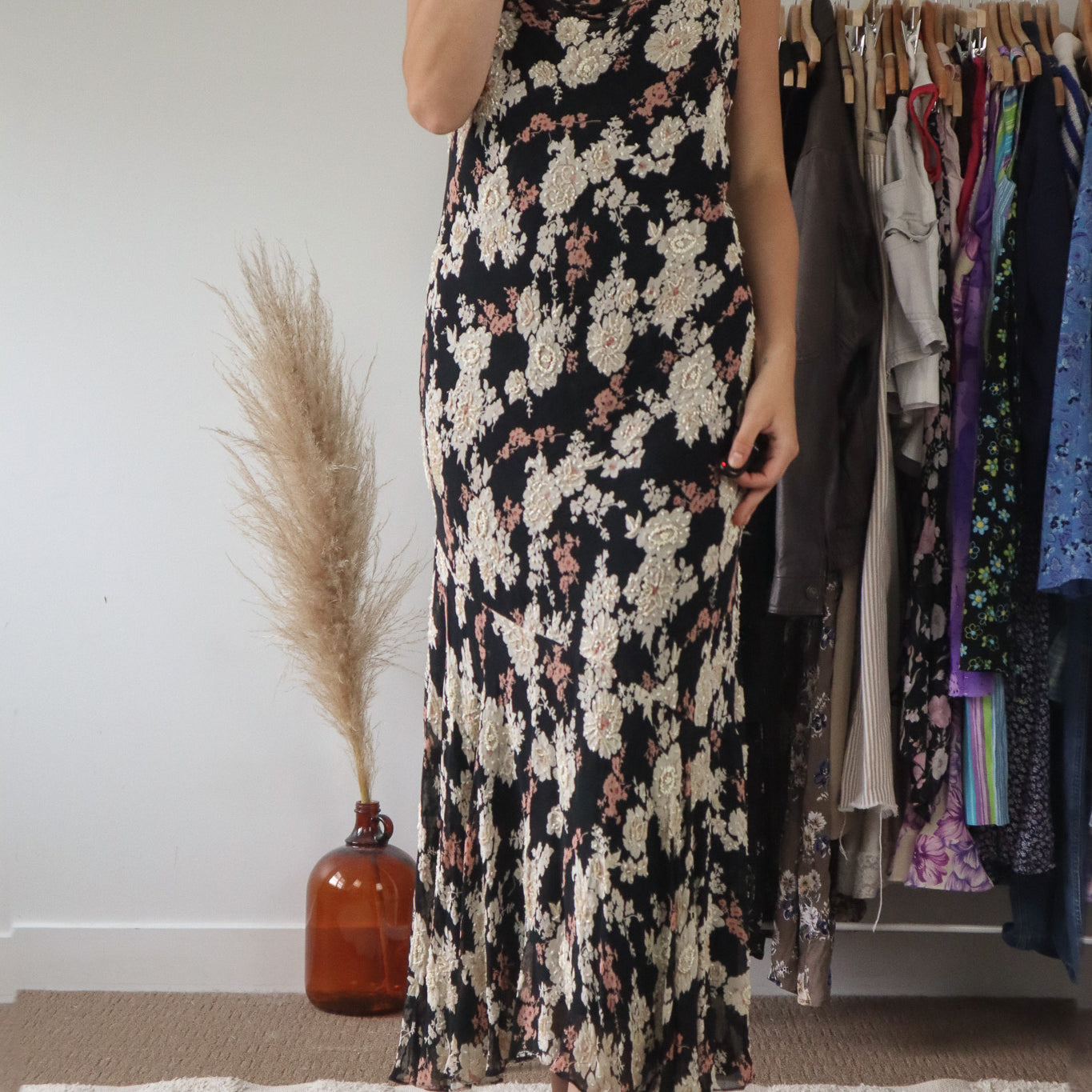 Vintage x Beaded Maxi Dress (8/10)