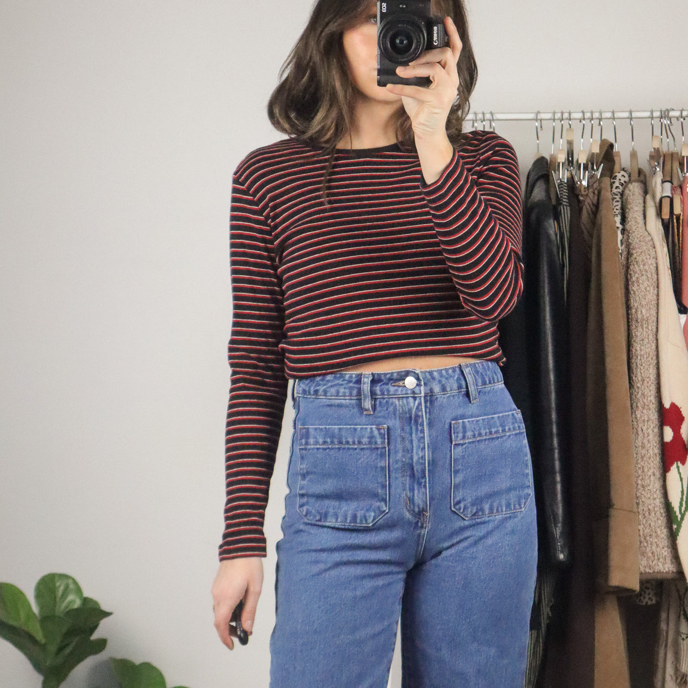 Vintage x Striped Long-Sleeve (S/M)
