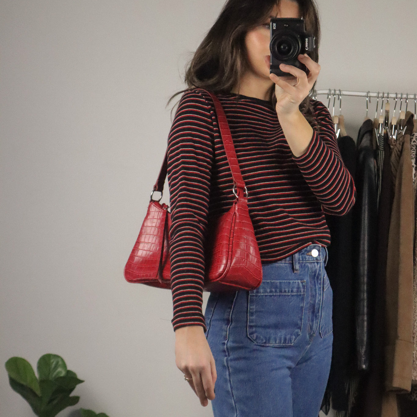 Vintage x Faux Leather Bag