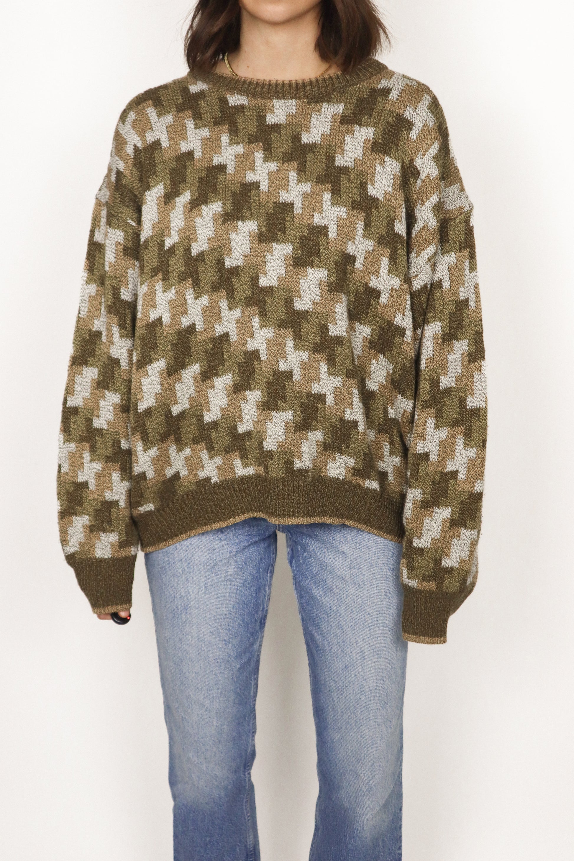 Vintage x Patterned Knit (M/L)