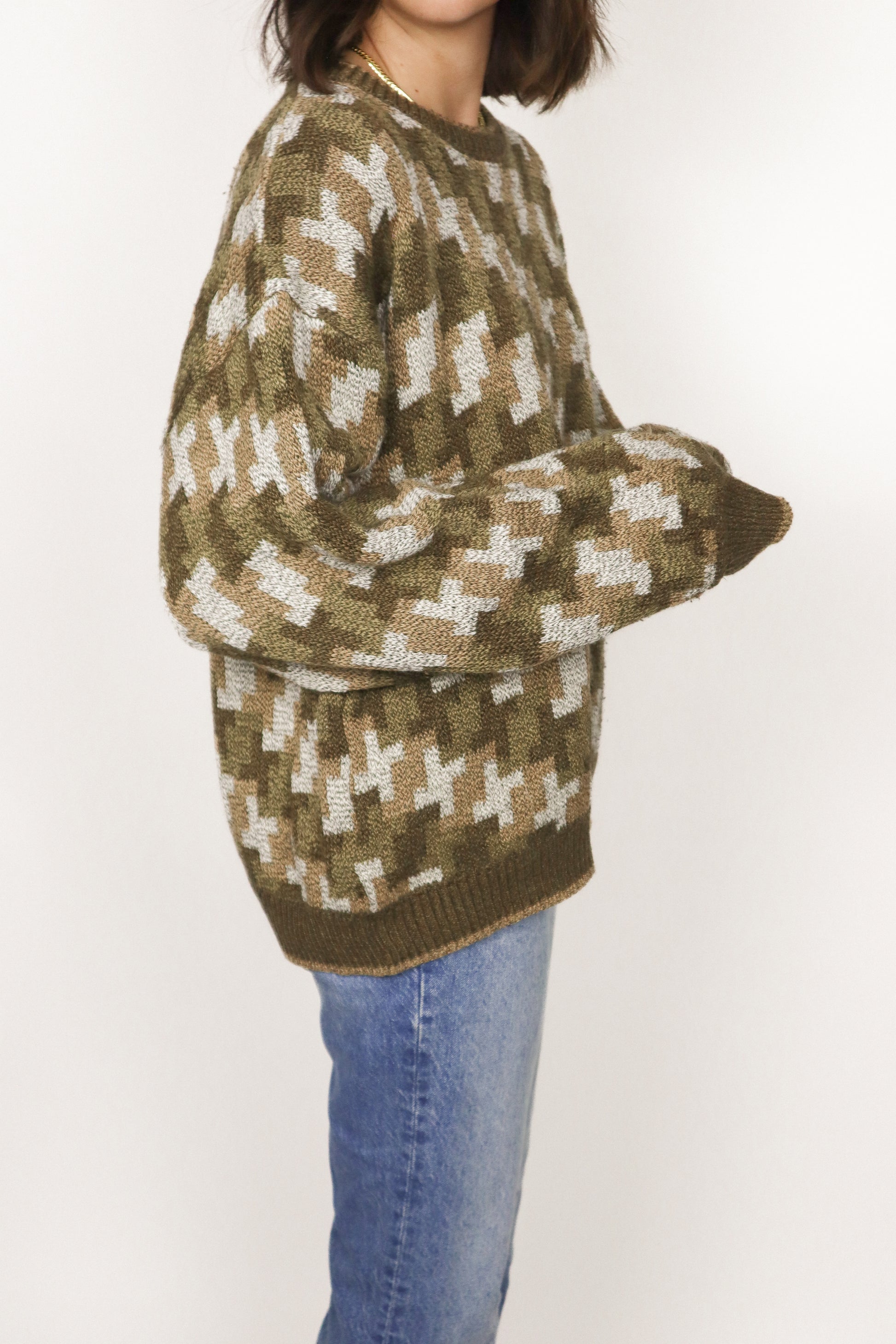Vintage x Patterned Knit (M/L)
