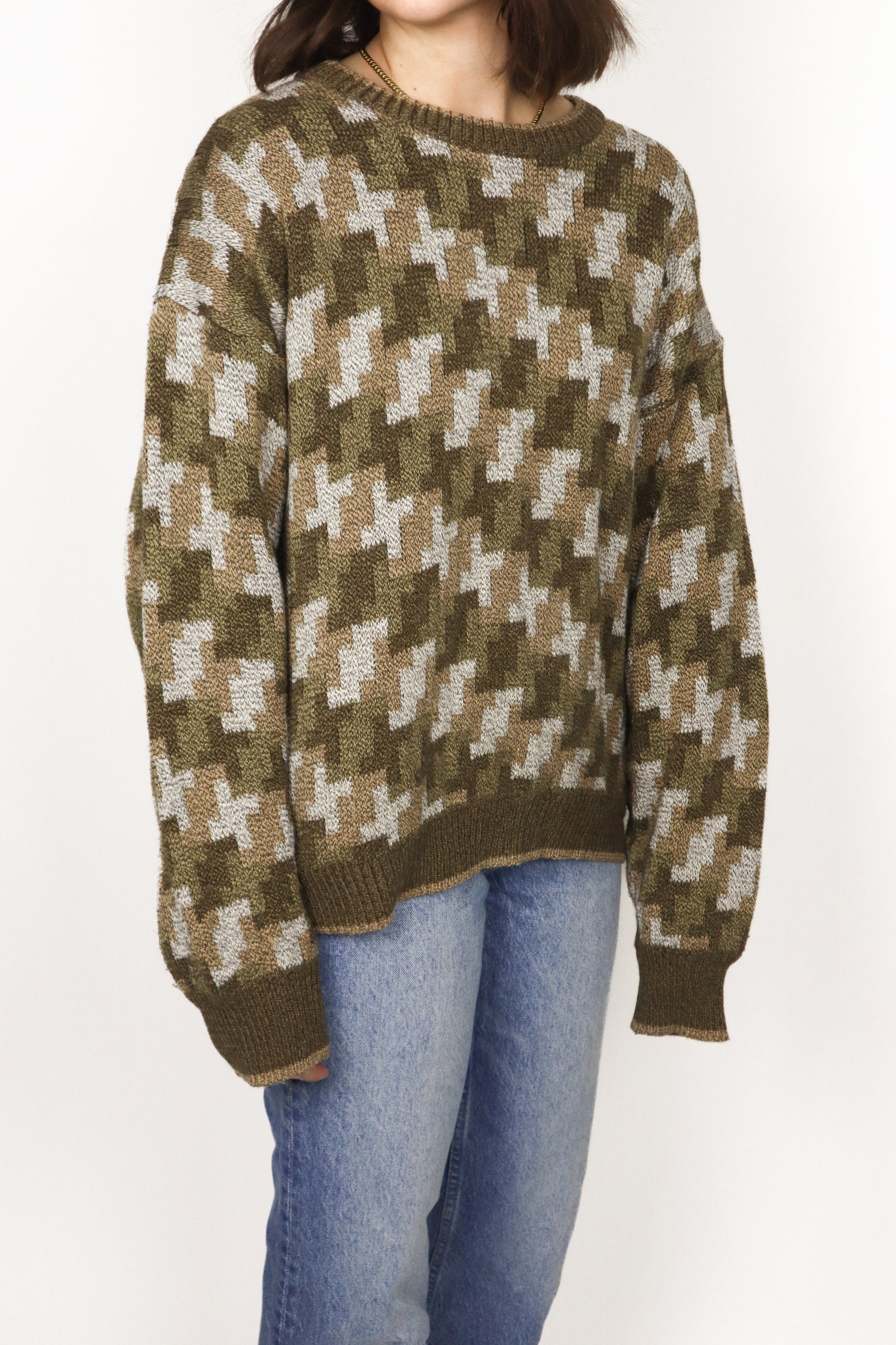 Vintage x Patterned Knit (M/L)