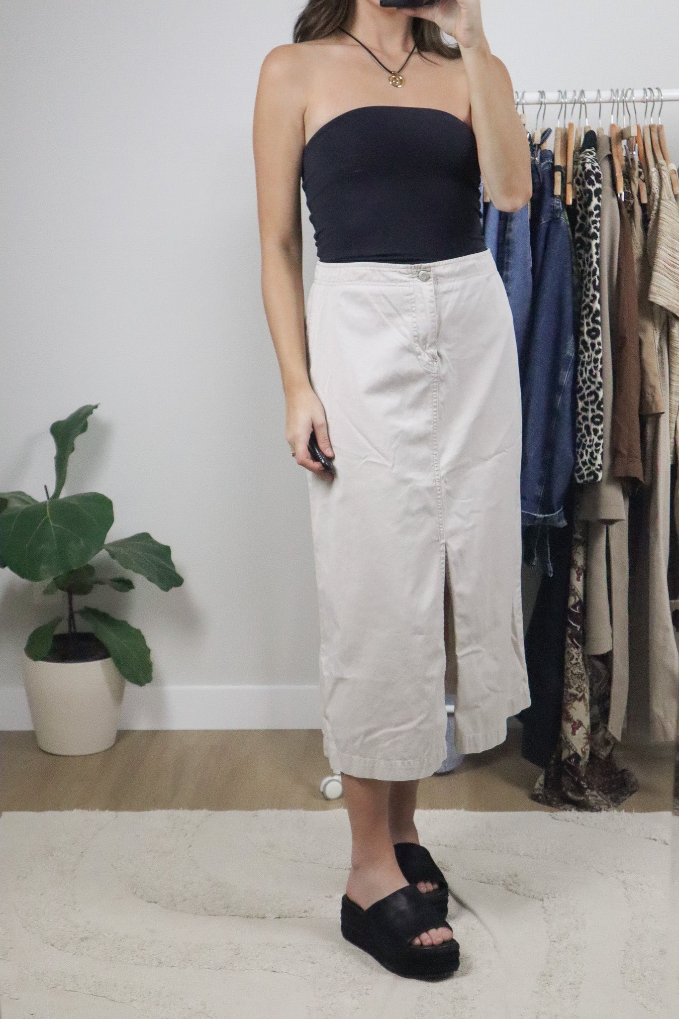 Vintage x Cotton Maxi Skirt (8)