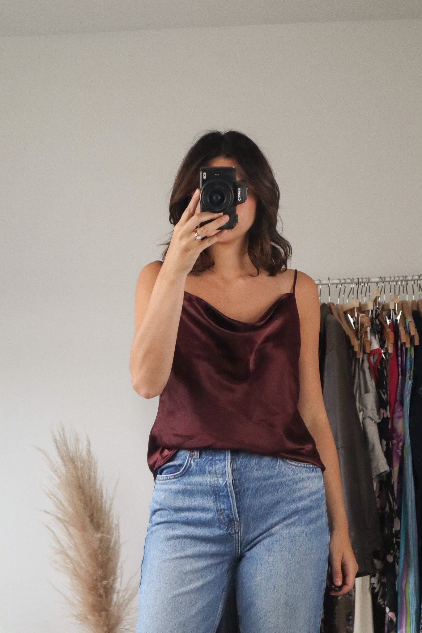 Vintage x Satin Open Back Tank (M)