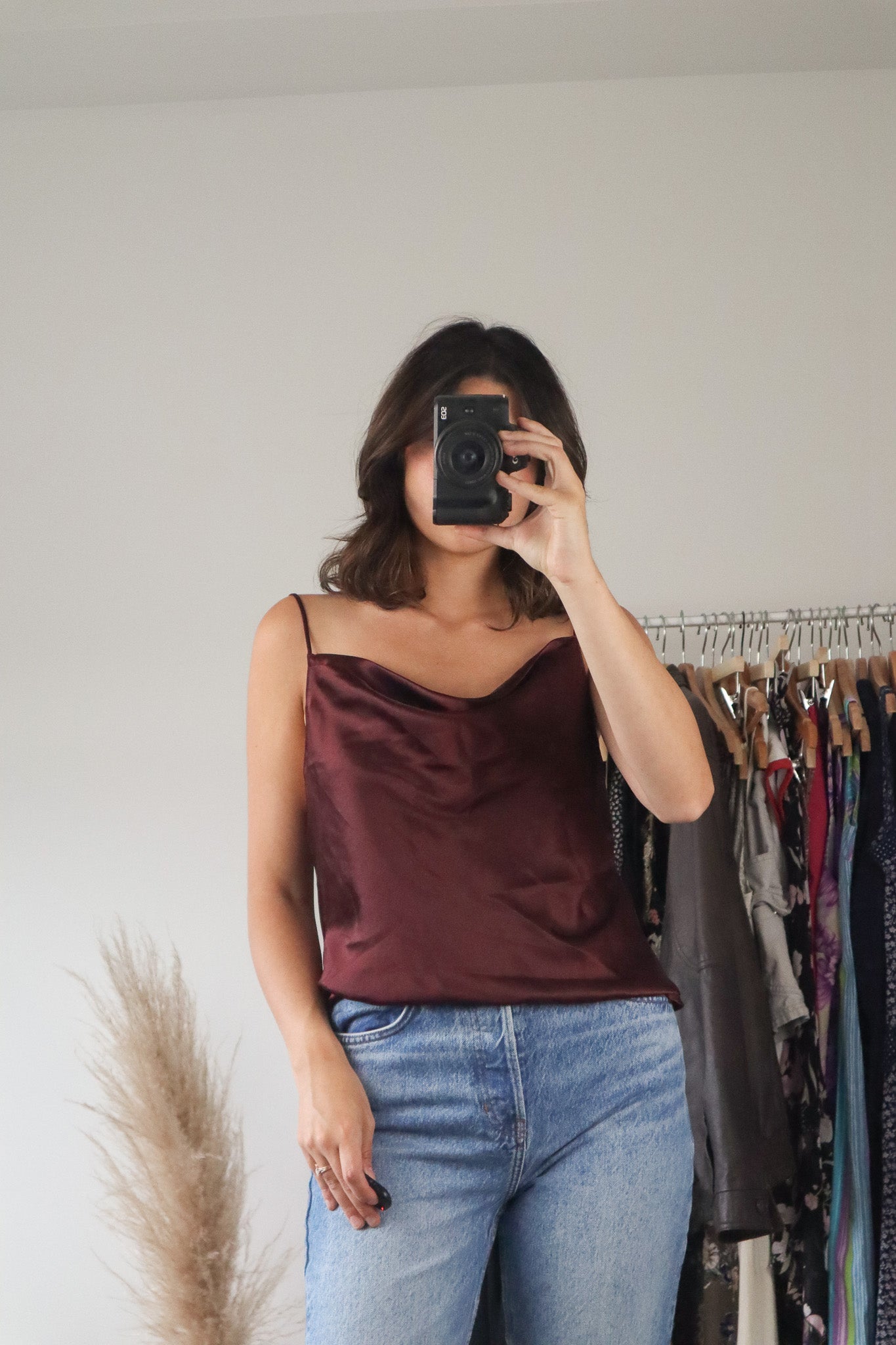 Vintage x Satin Open Back Tank (M)