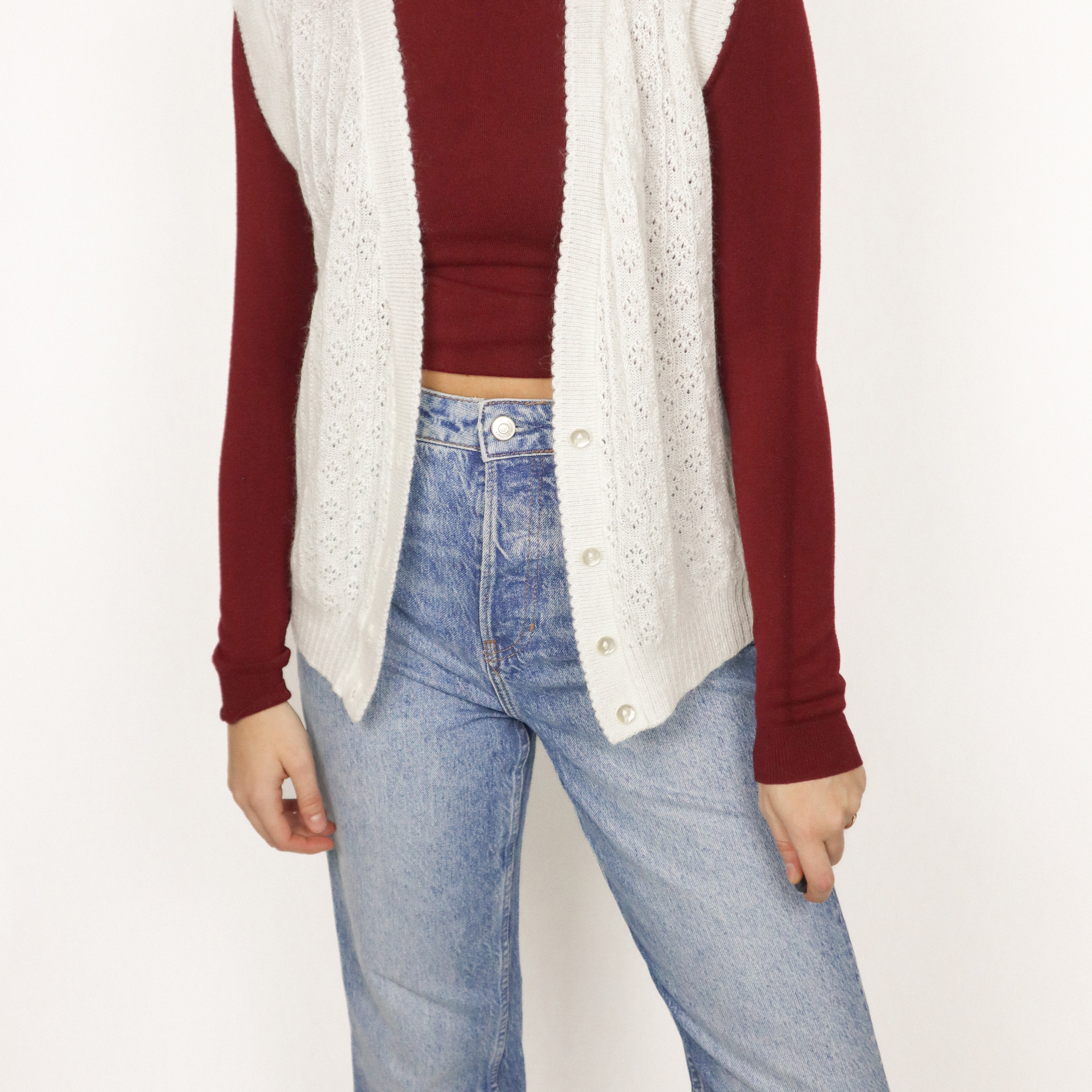 Made in Canada x Vintage x Knit Vest (S/M)