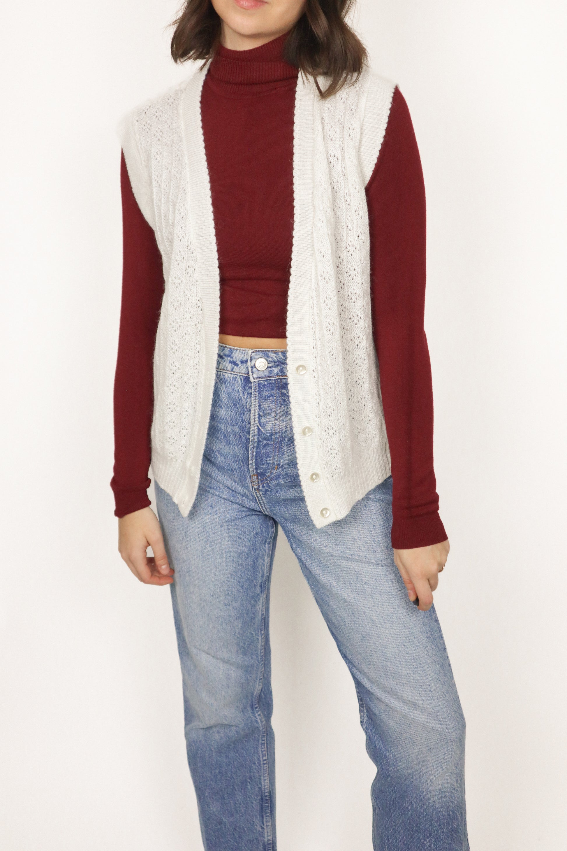 Made in Canada x Vintage x Knit Vest (S/M)