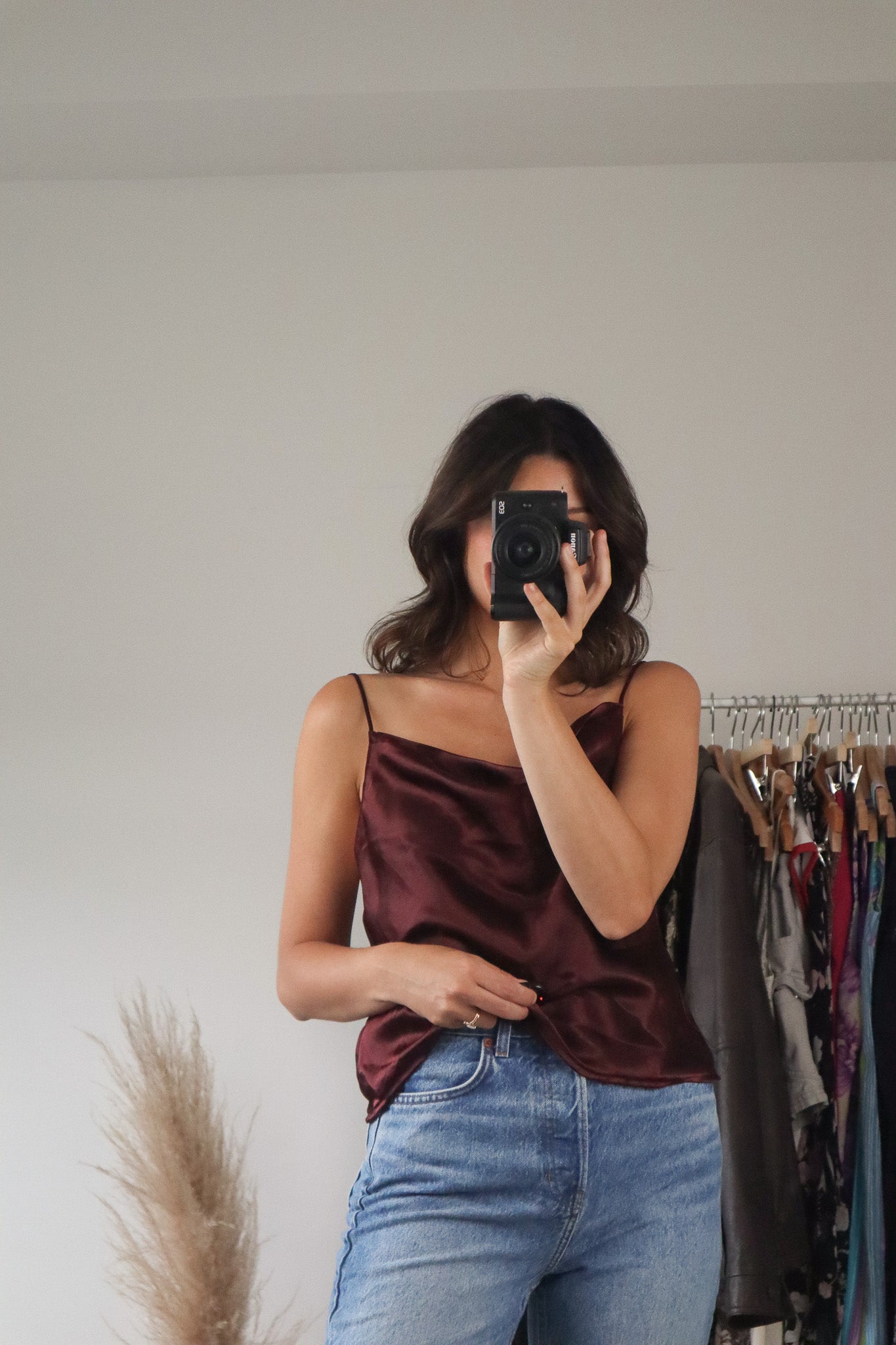 Vintage x Satin Open Back Tank (M)