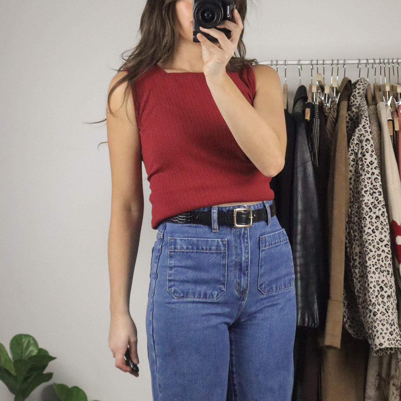 Vintage x Square Neck Tank (L)