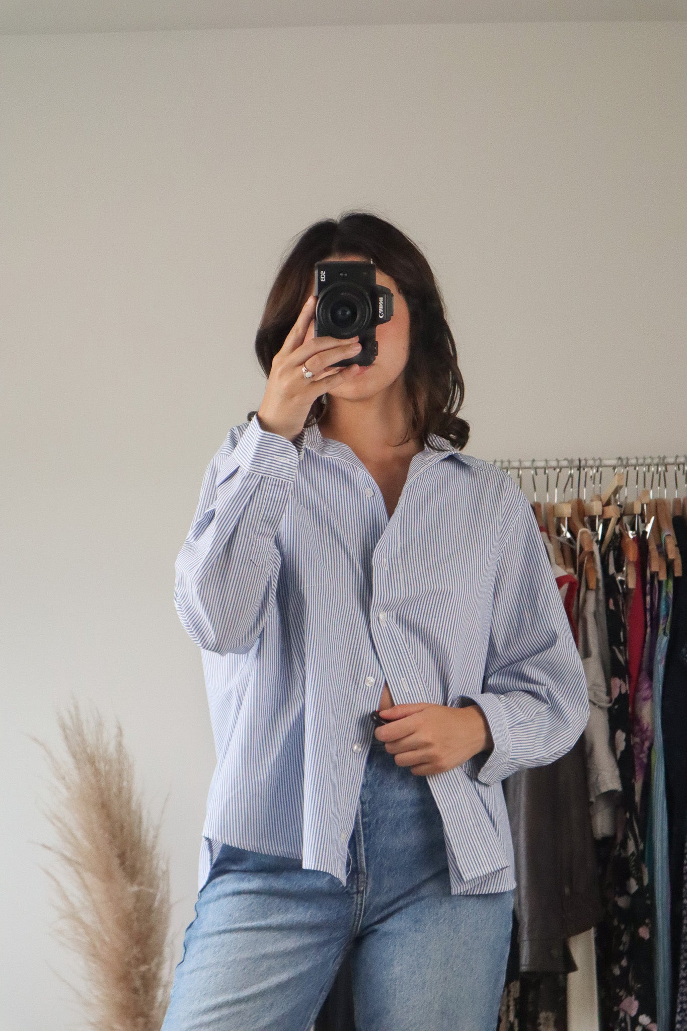 Vintage x Pinstrip Button Down (S)