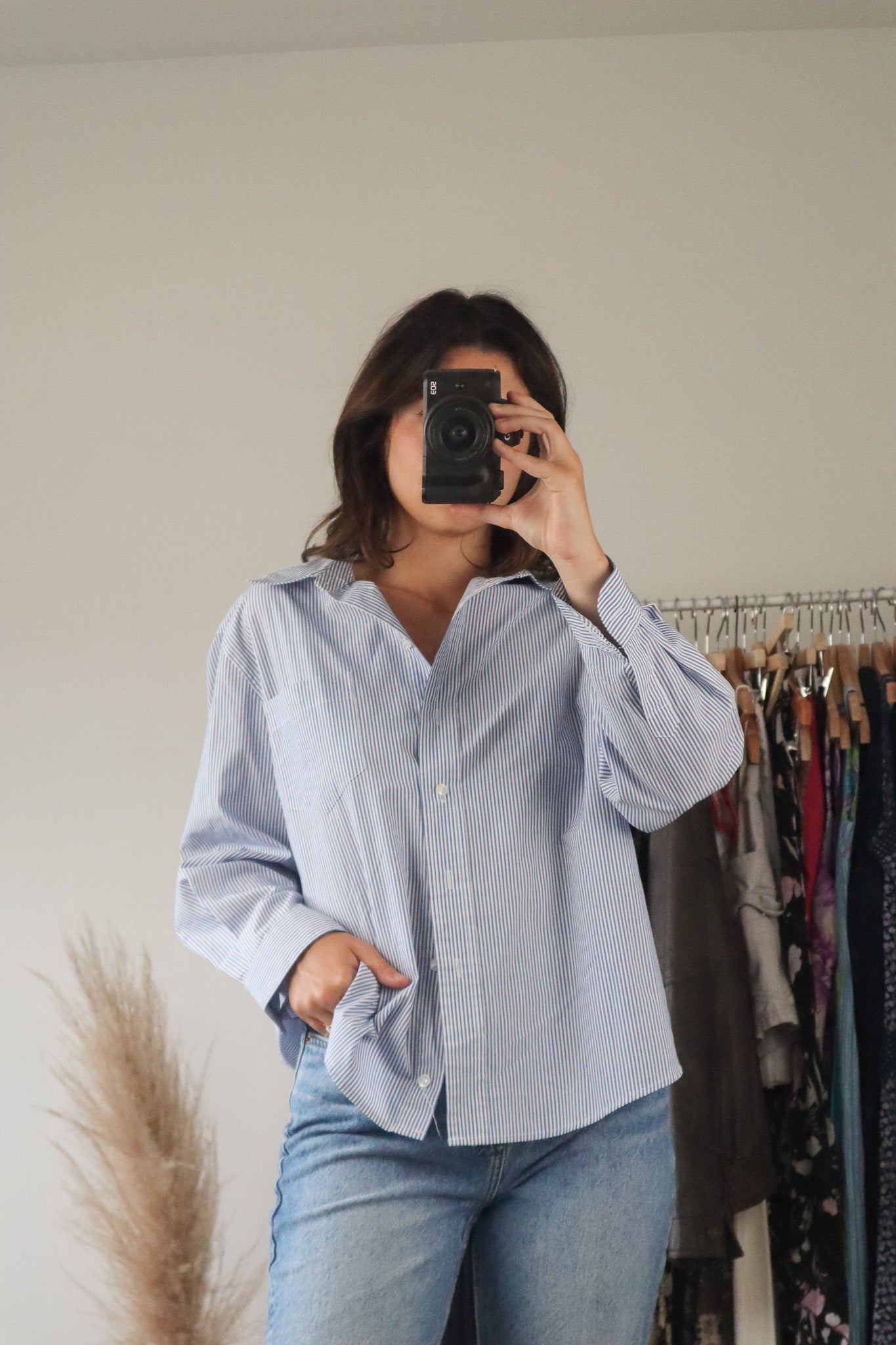 Vintage x Pinstrip Button Down (S)