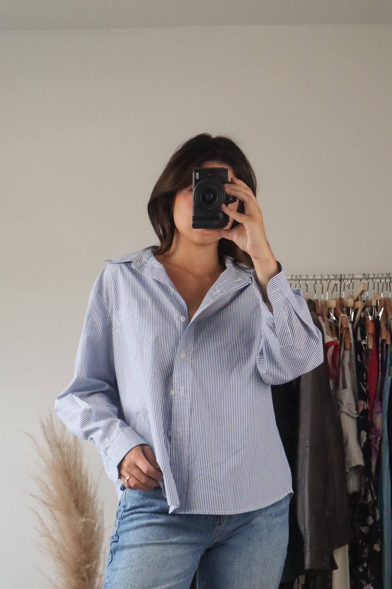 Vintage x Pinstrip Button Down (S)