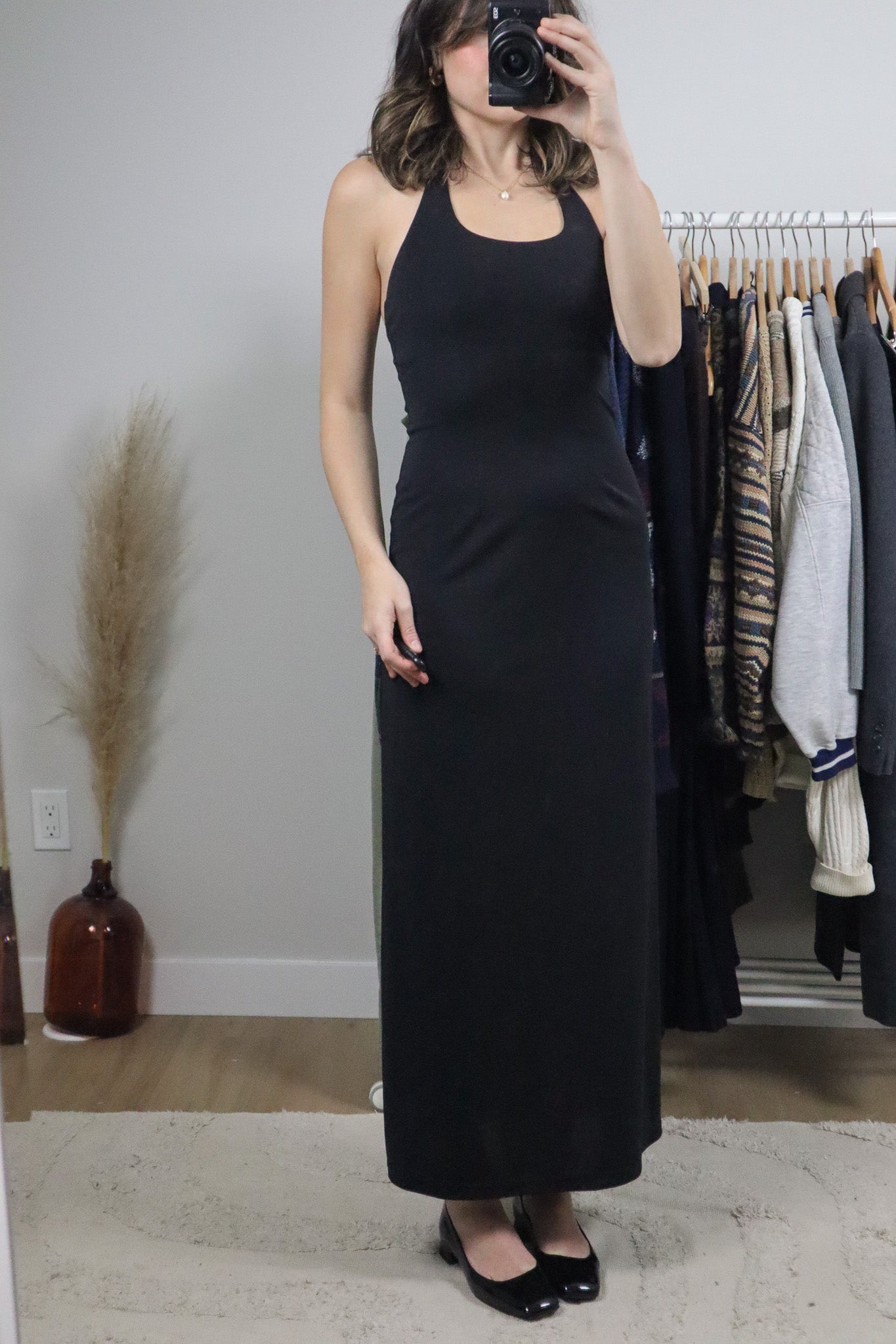Made in Canada x Vintage x Halter Dress (XS)