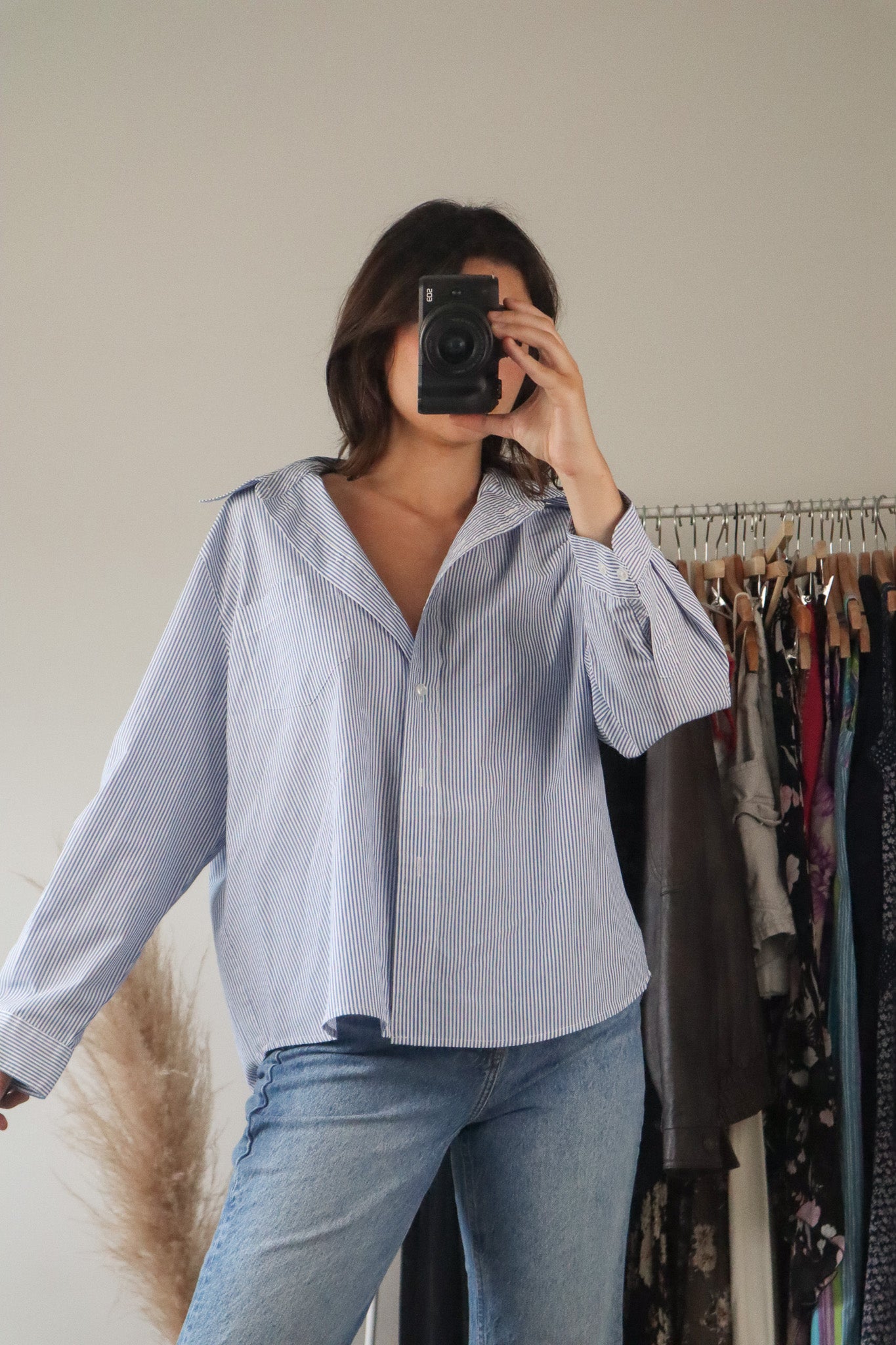 Vintage x Pinstrip Button Down (S)