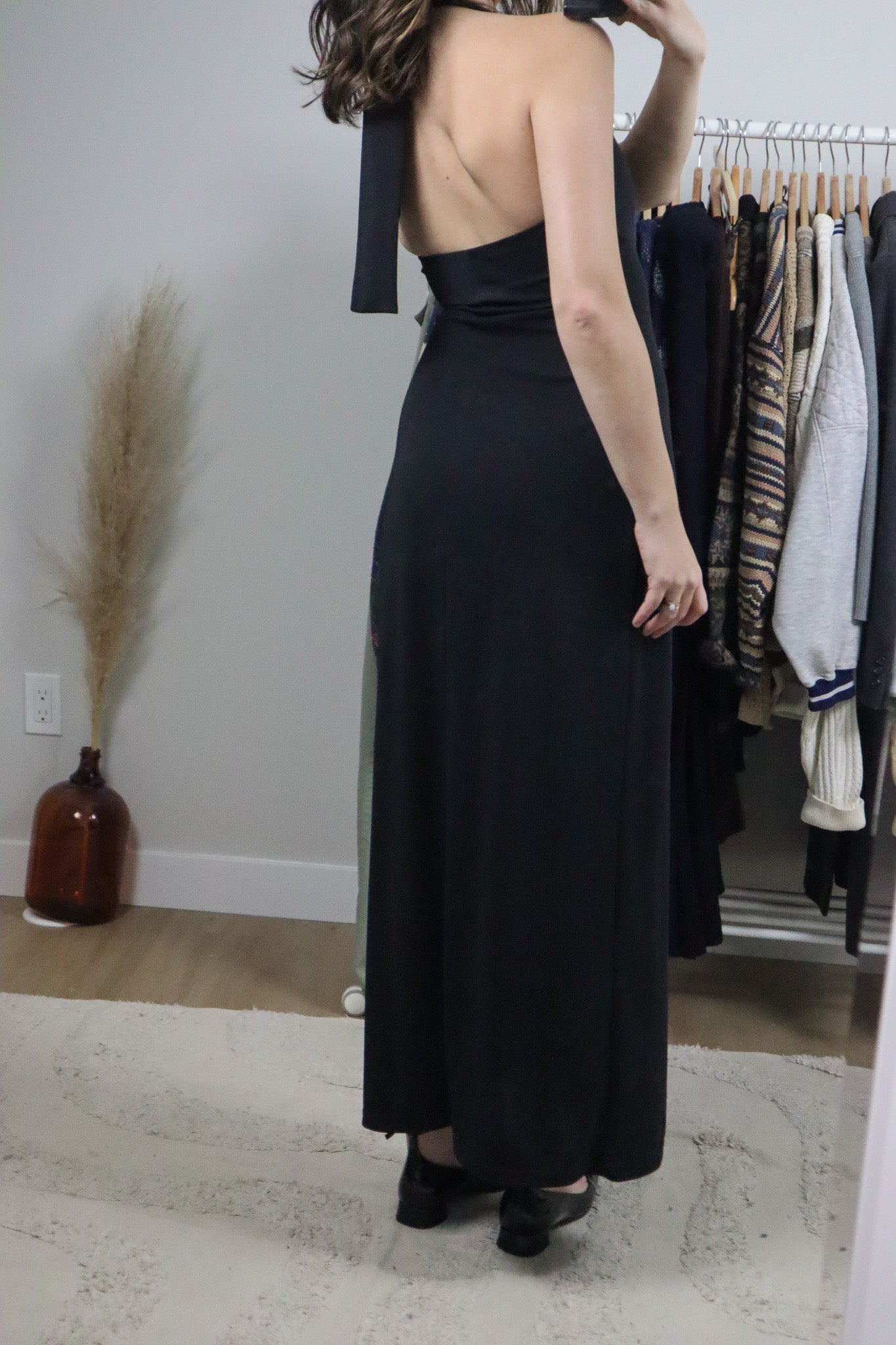 Made in Canada x Vintage x Halter Dress (XS)