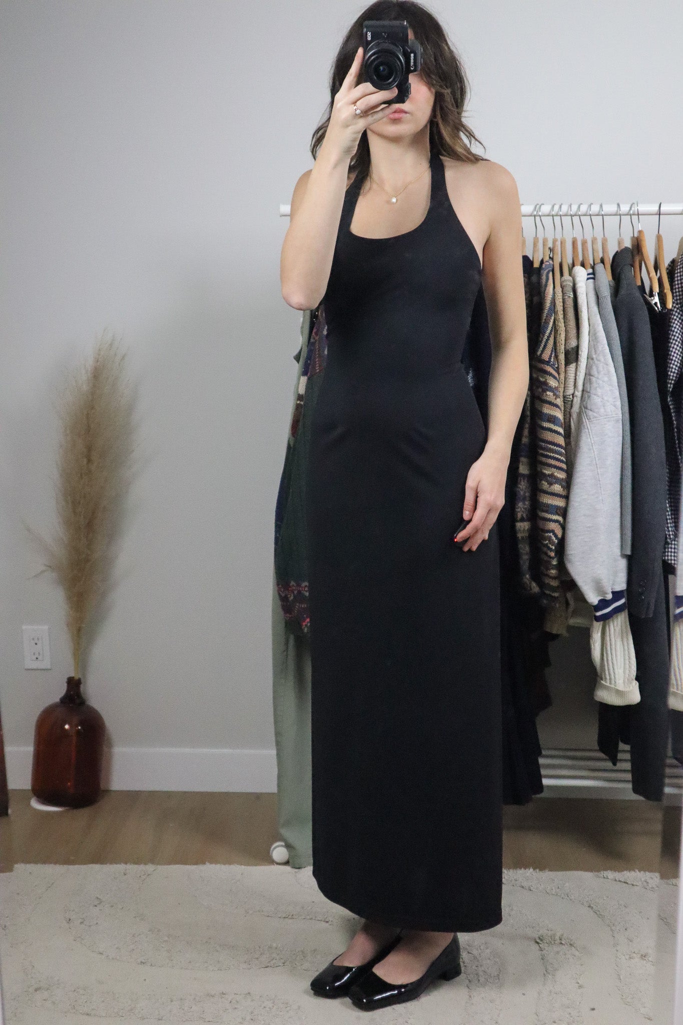 Made in Canada x Vintage x Halter Dress (XS)