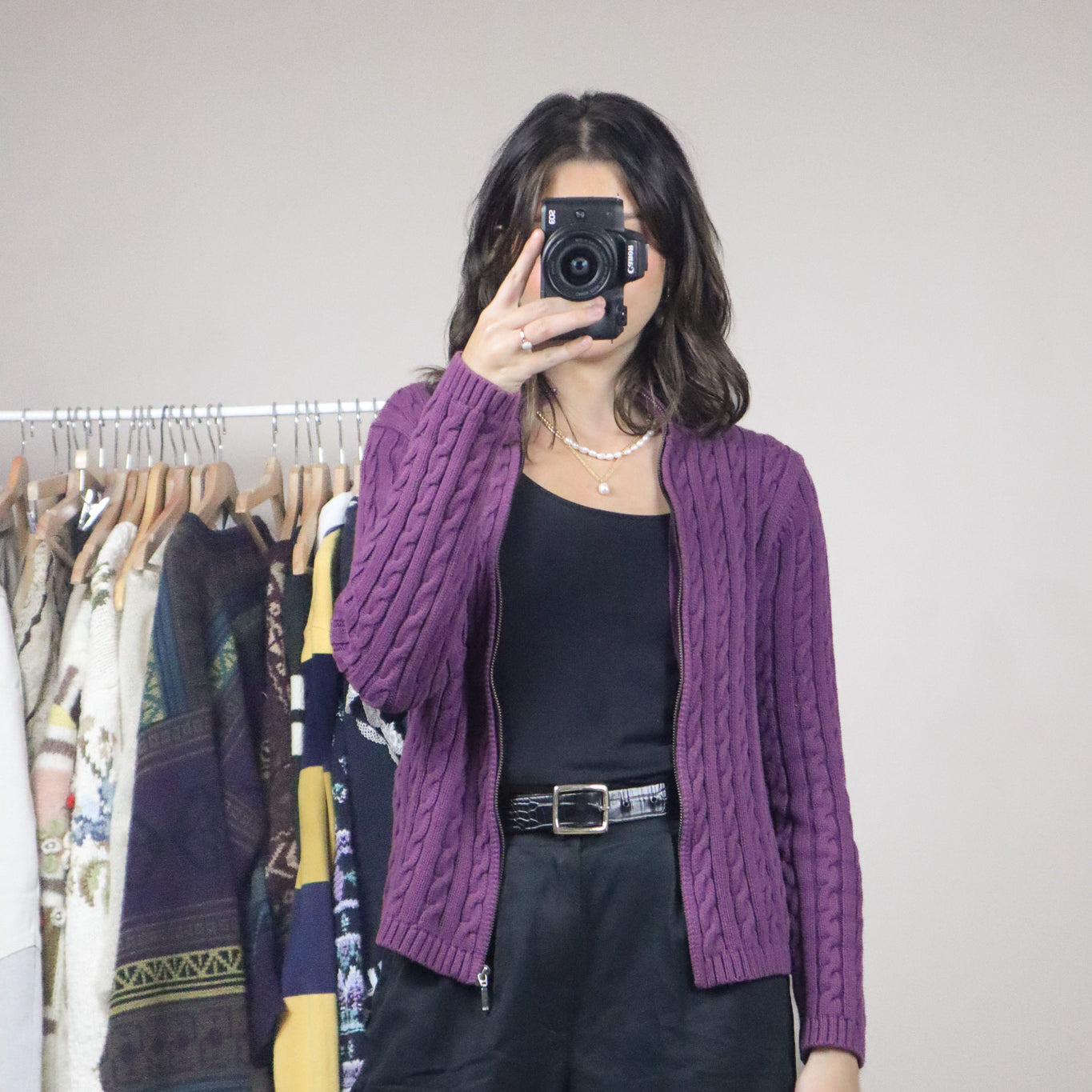 Vintage x L.L. Bean x Zip-Up Sweater (XS)