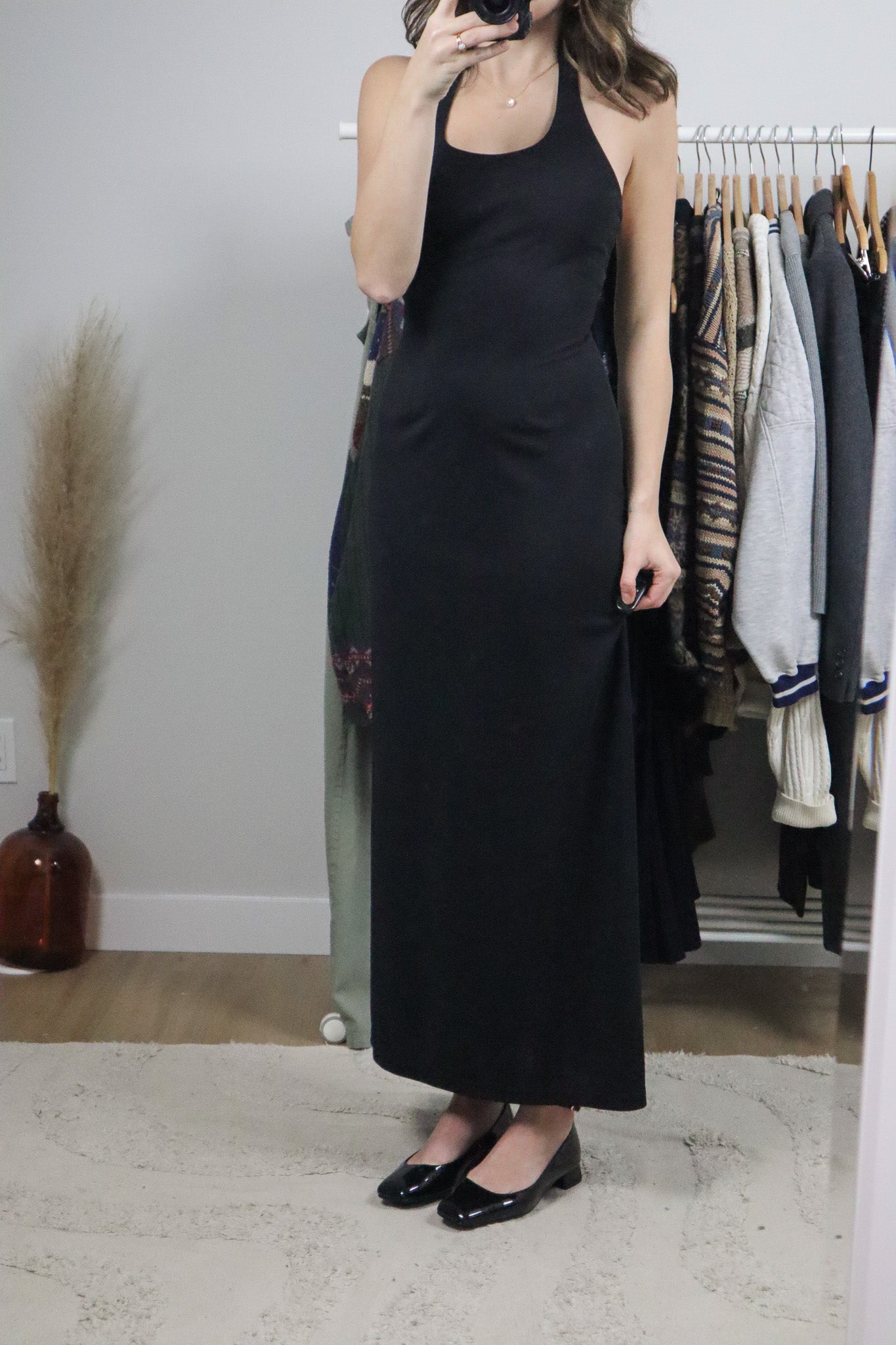 Made in Canada x Vintage x Halter Dress (XS)