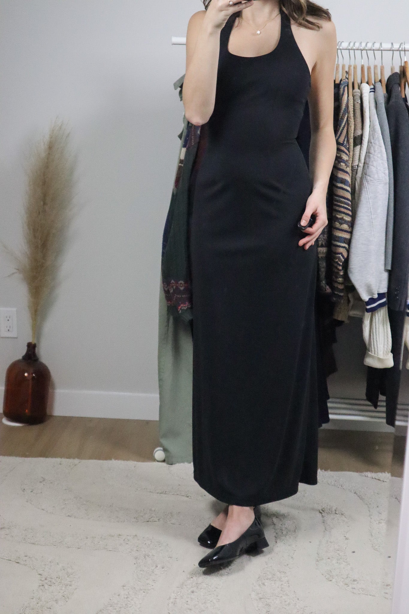 Made in Canada x Vintage x Halter Dress (XS)