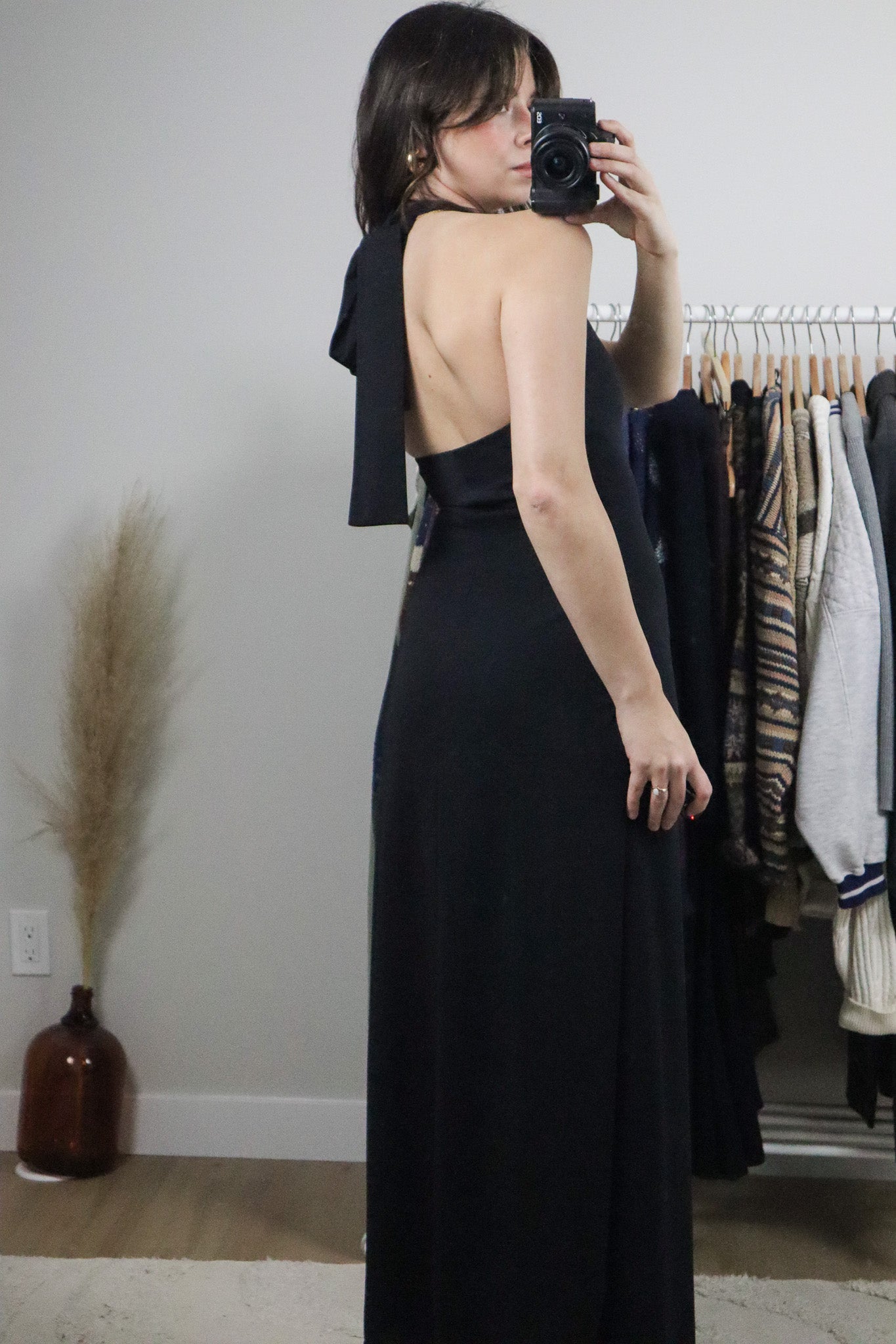 Made in Canada x Vintage x Halter Dress (XS)