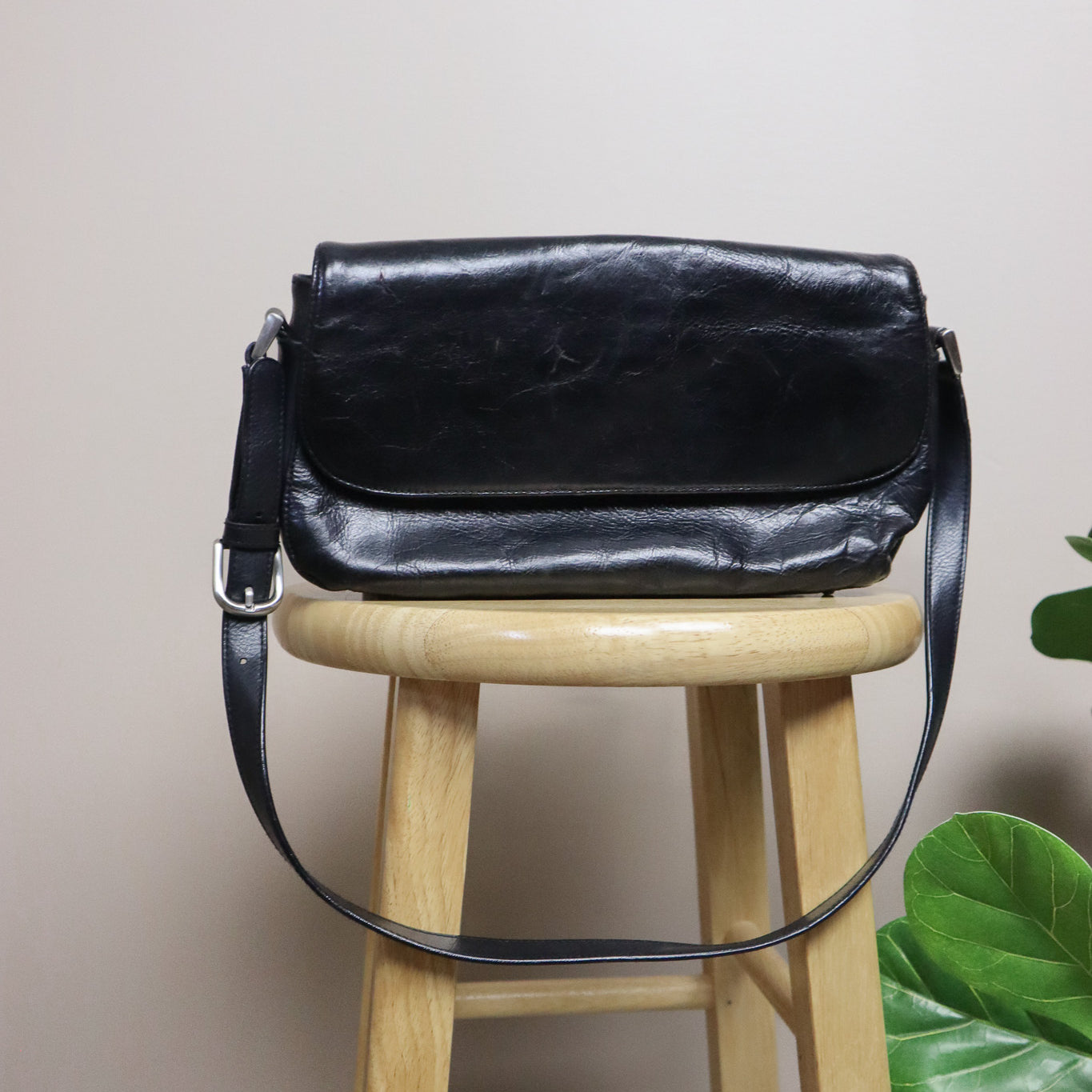 Vintage x Faux Leather Purse