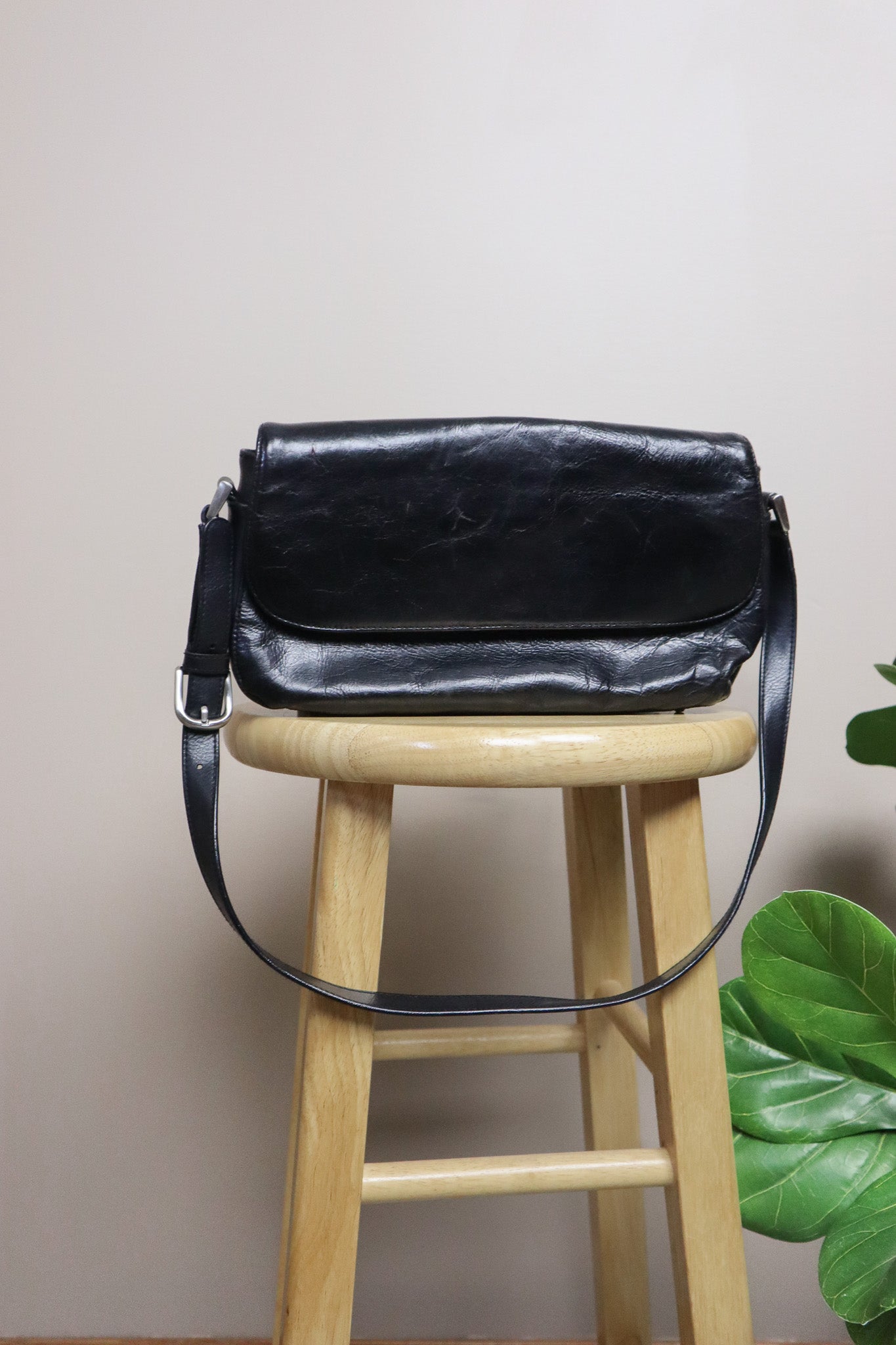 Vintage x Faux Leather Purse