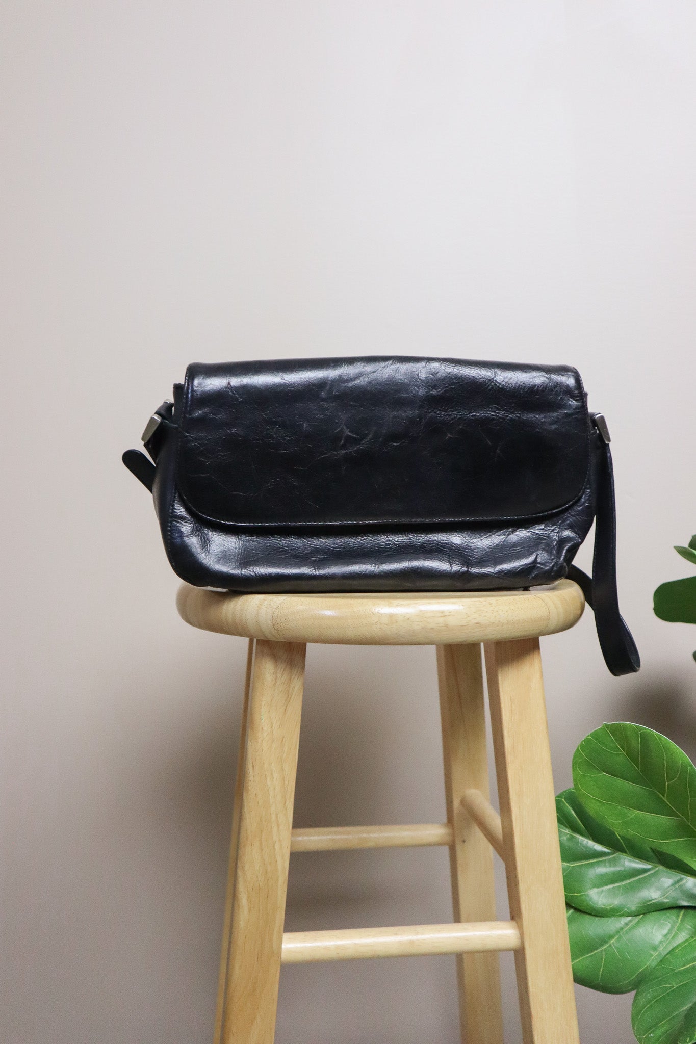 Vintage x Faux Leather Purse