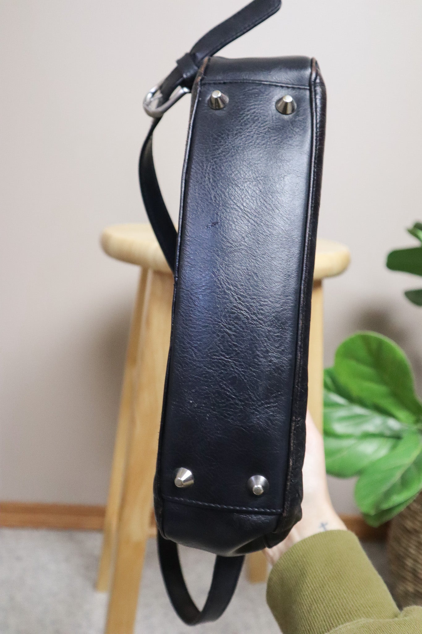 Vintage x Faux Leather Purse