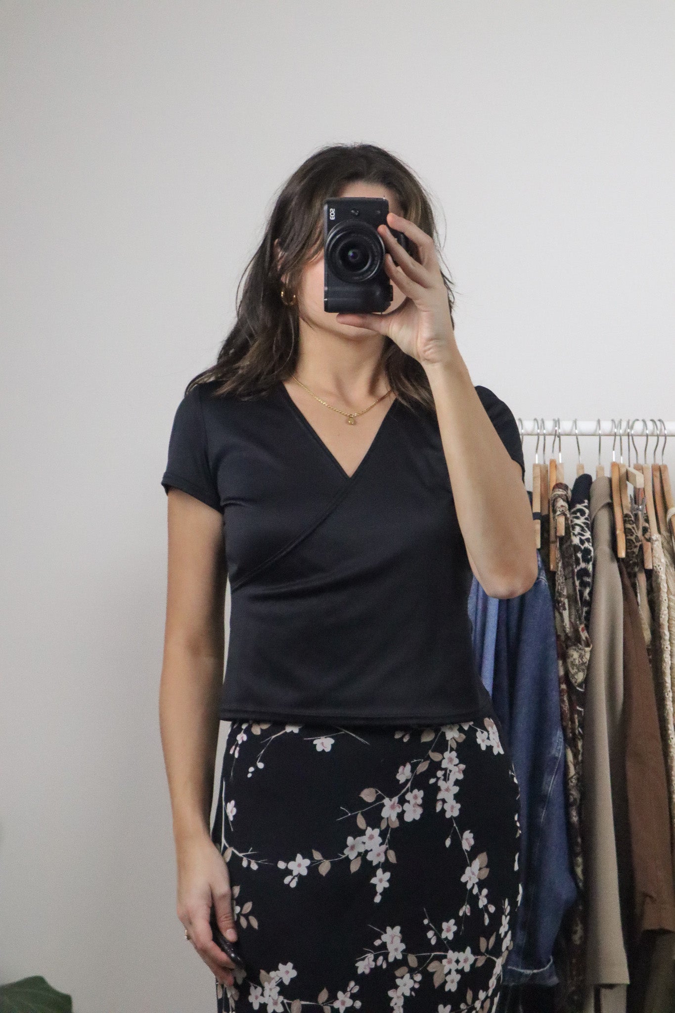 Made in Canada x Vintage x Cross Over Top (M)