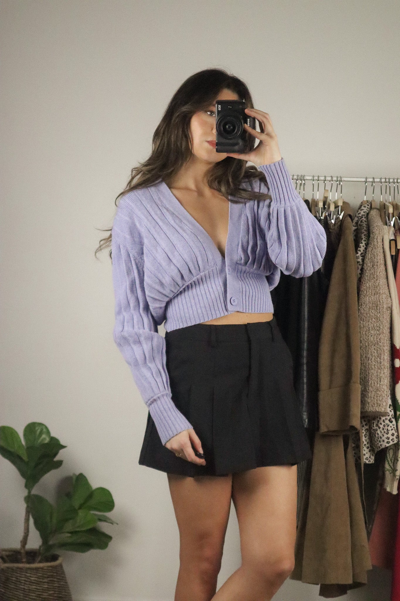 Wilfred x Wool Blend V-Neck Cardi (S)