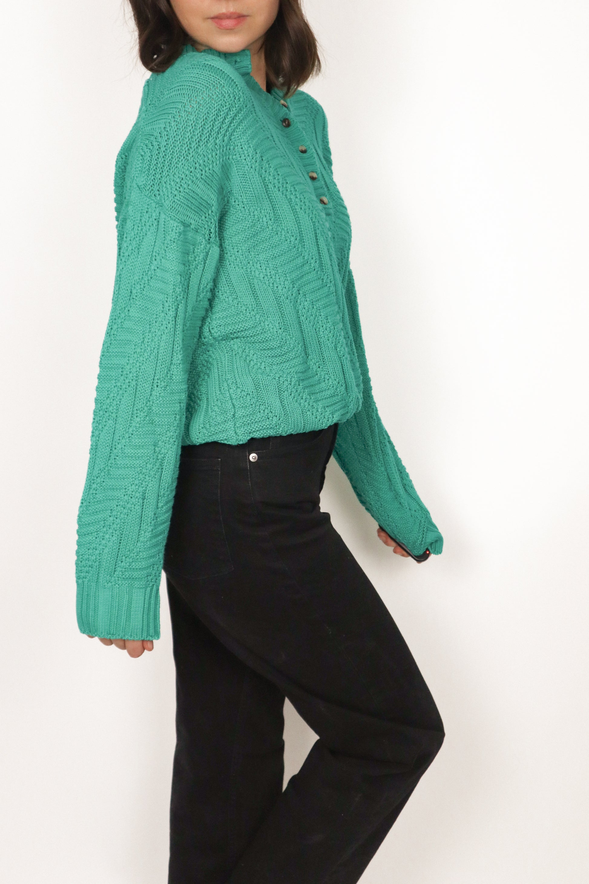 Vintage x Chunky Textured Knit (XS/S)