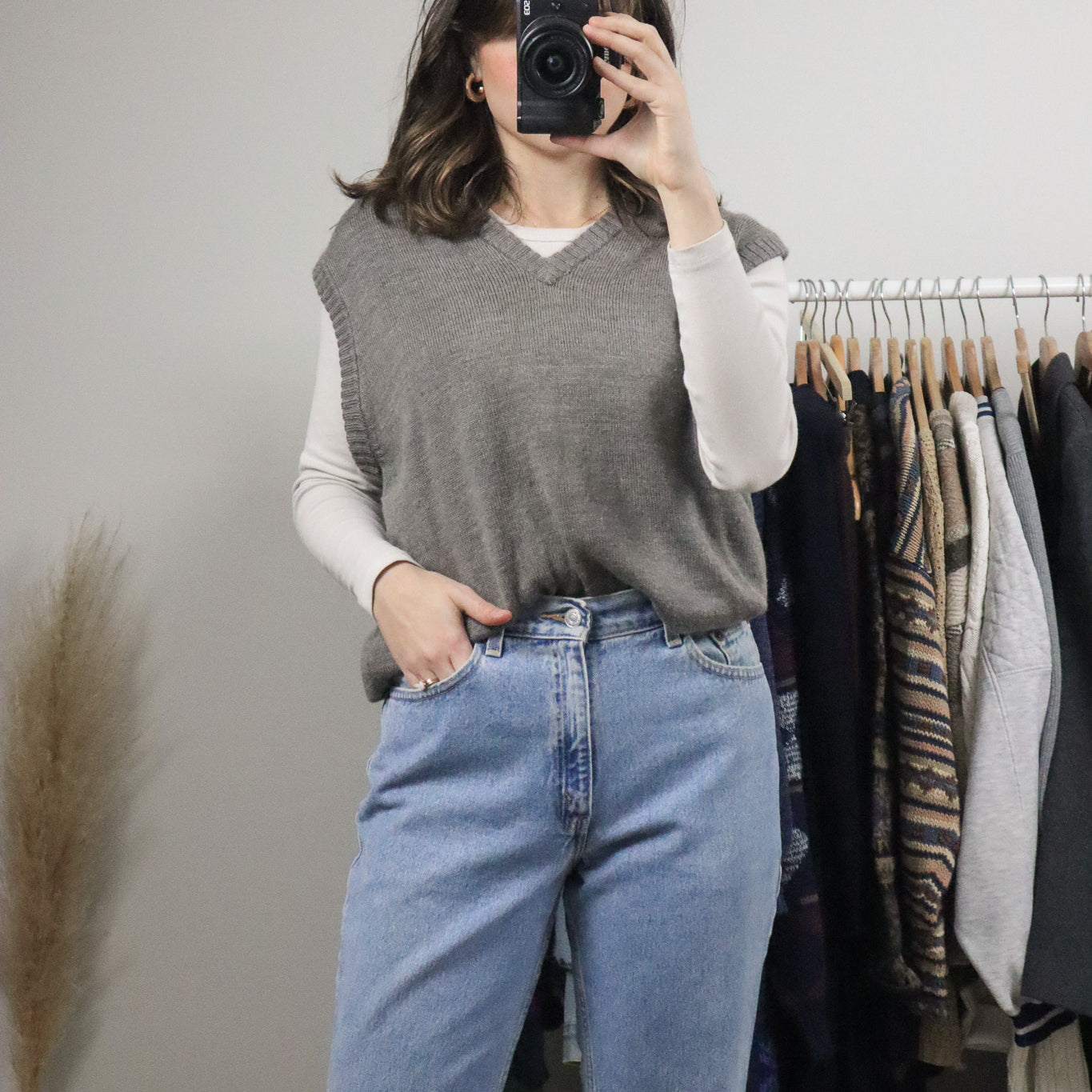 Vintage x Sweater Vest (M/L)