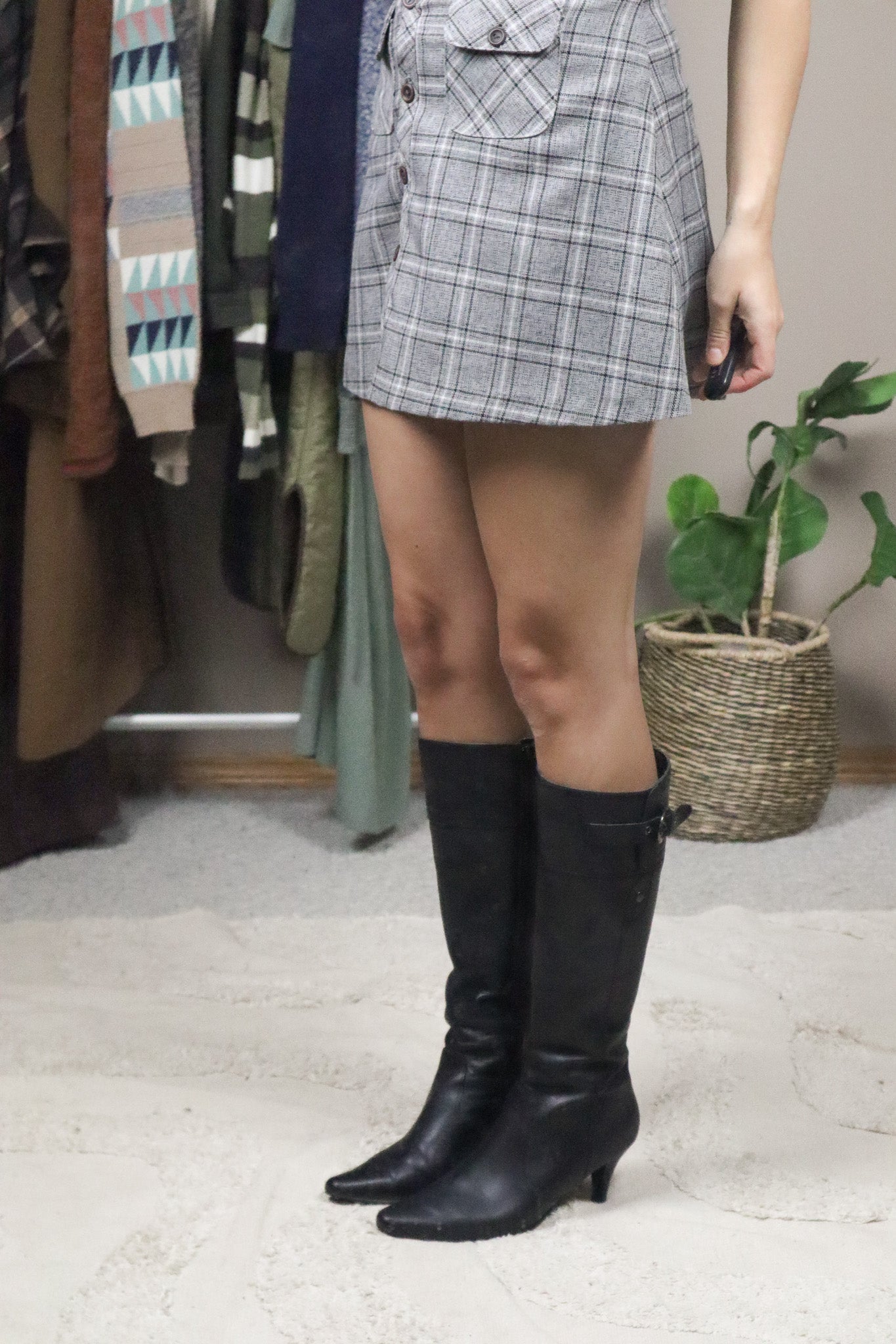 Vintage x Leather Boots (7.5/8)