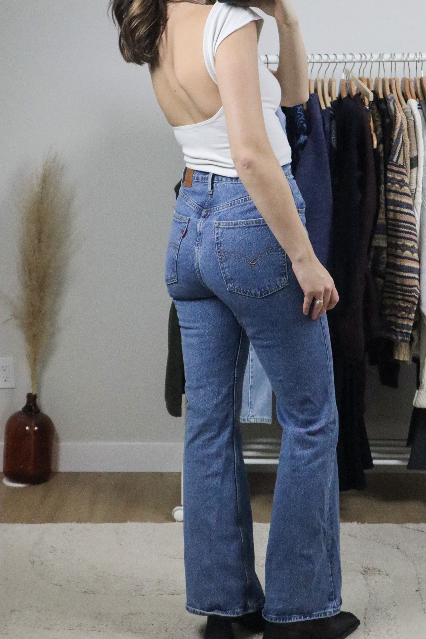 Modern x 70s High Flare Levi's Jeans (27)