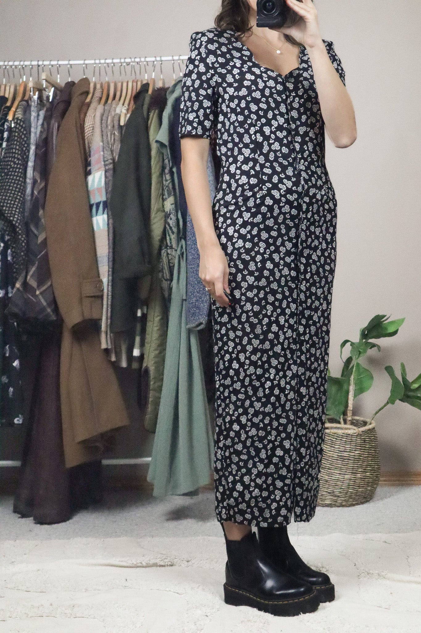 Vintage x Floral Maxi Dress (2/4)