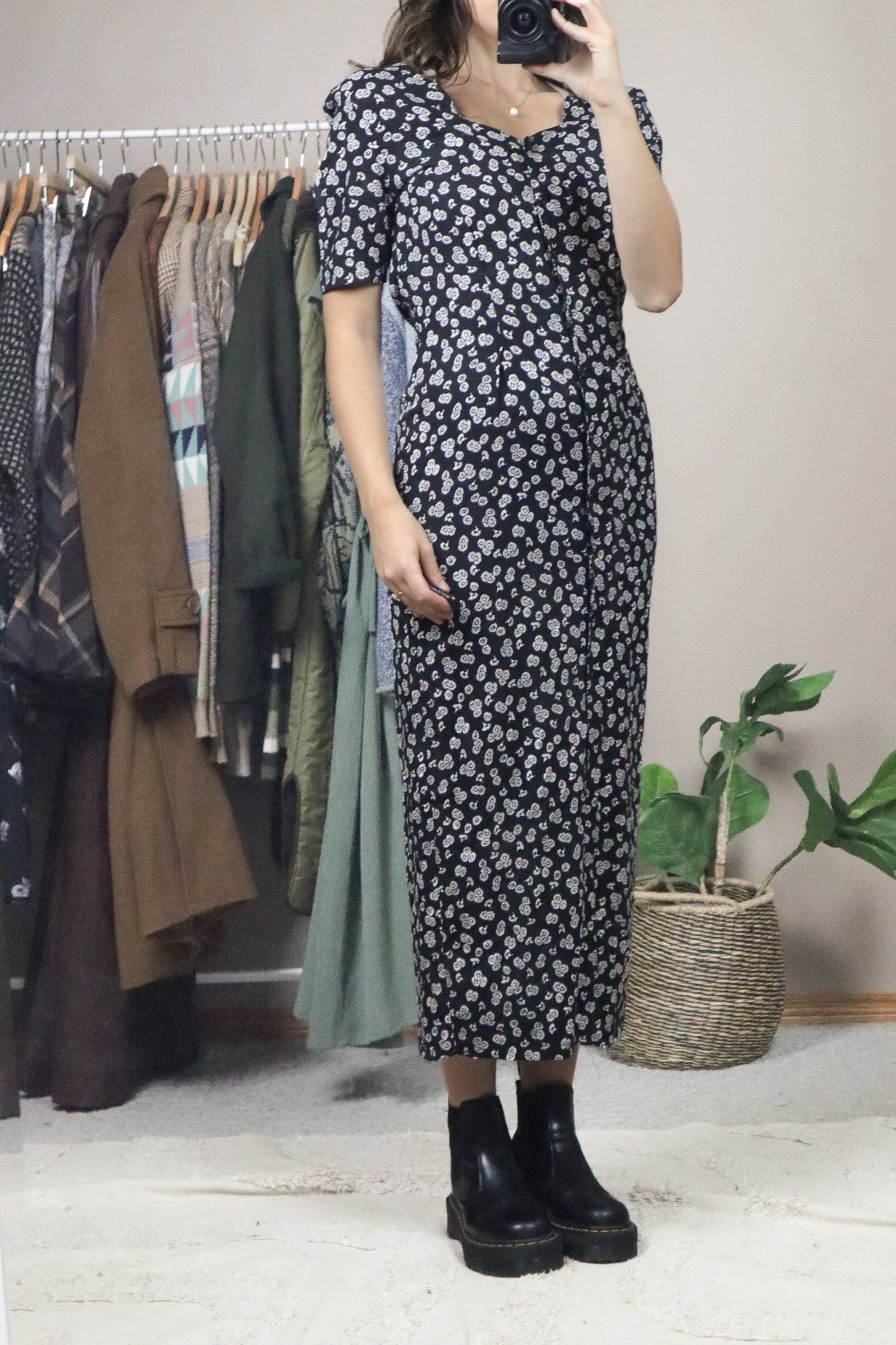 Vintage x Floral Maxi Dress (2/4)