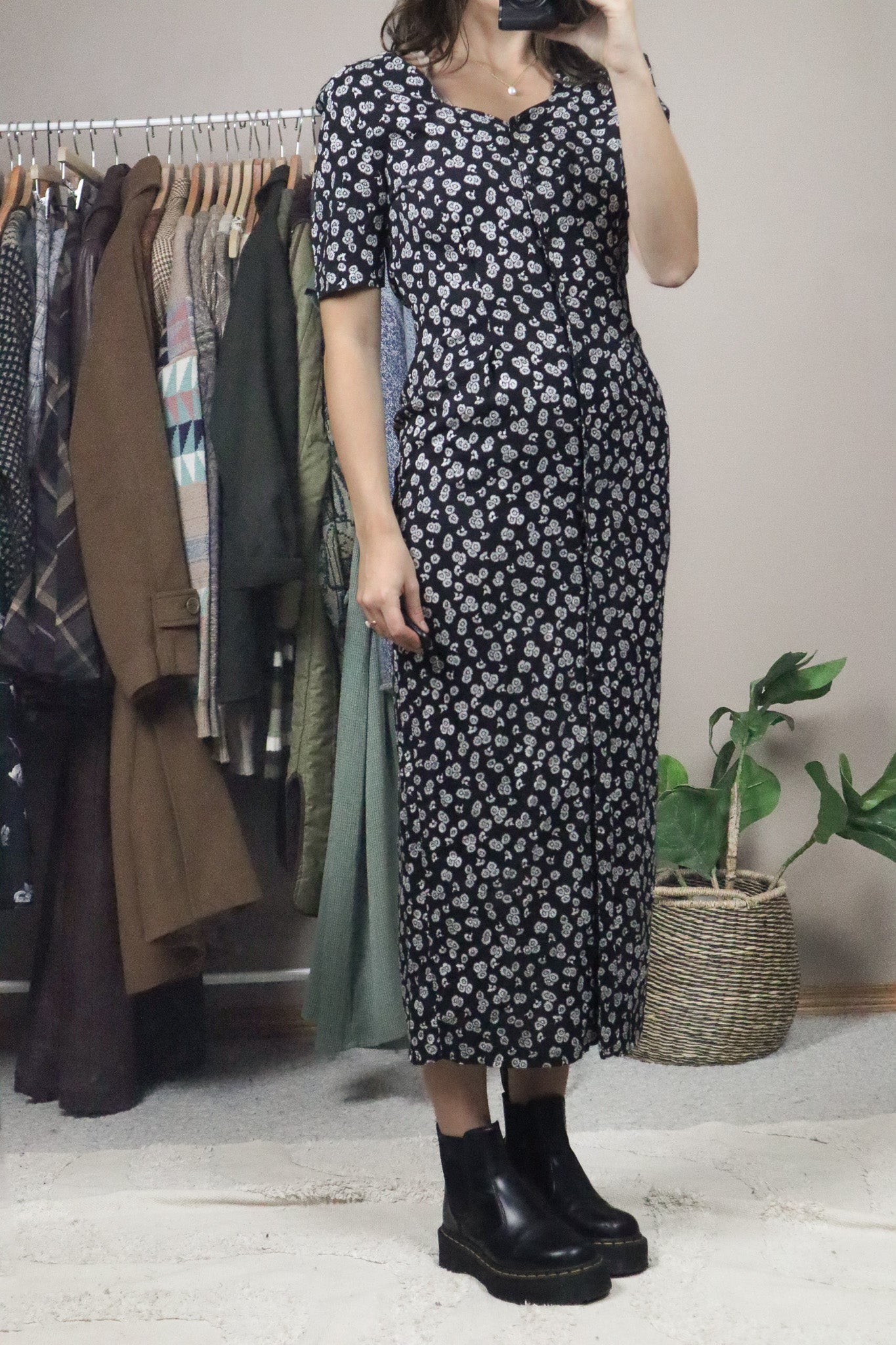 Vintage x Floral Maxi Dress (2/4)