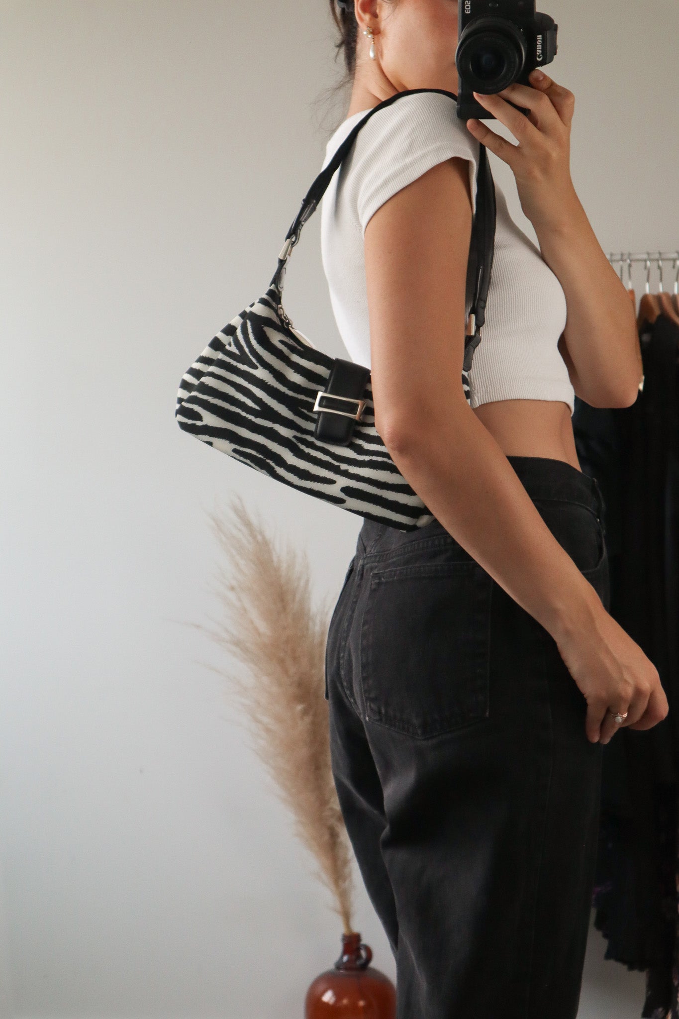 Zebra x Shoulder Bag
