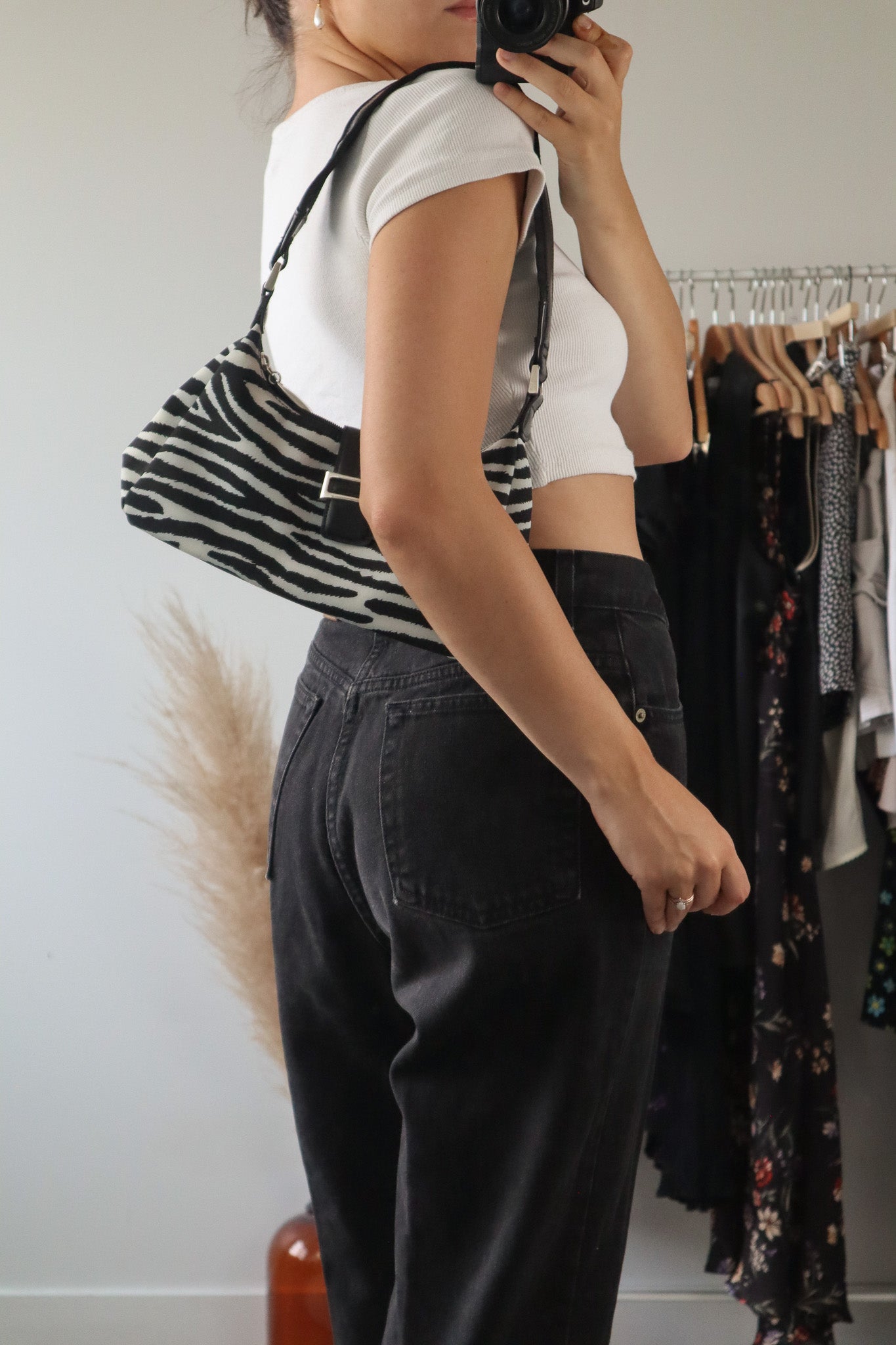 Zebra x Shoulder Bag