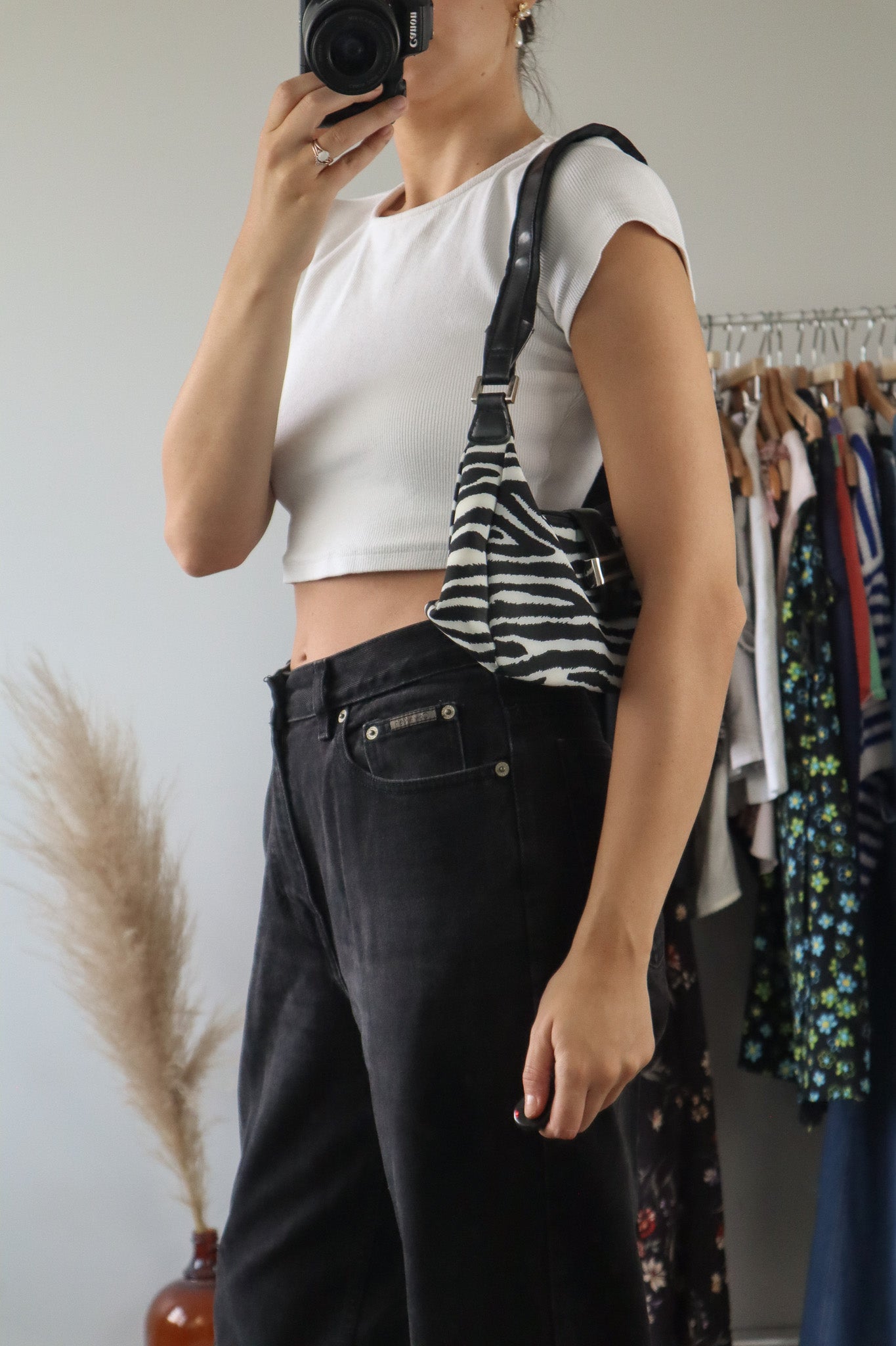 Zebra x Shoulder Bag