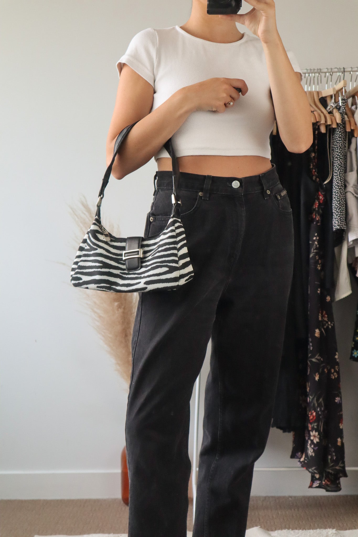 Zebra x Shoulder Bag